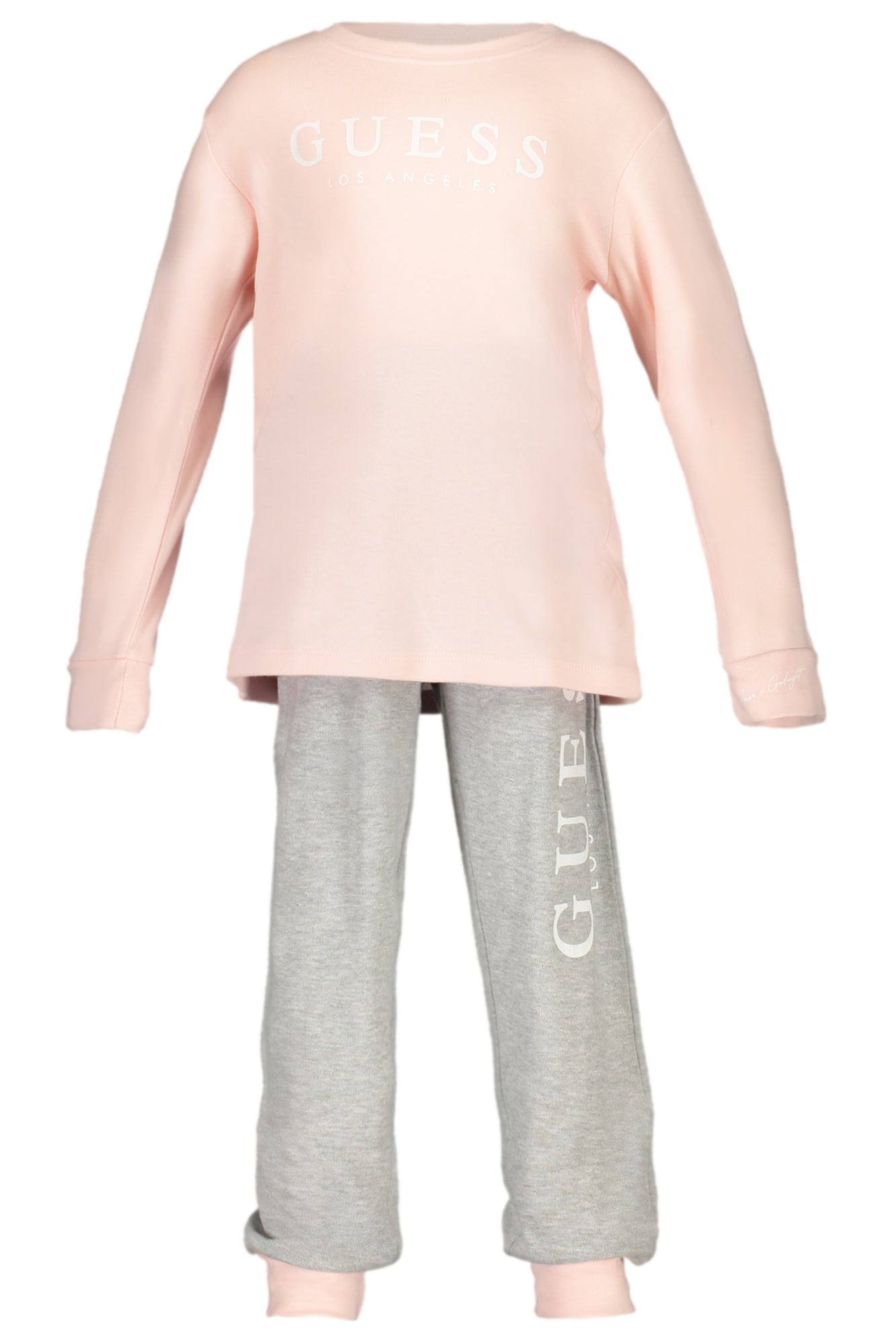 H1BJ11KA6W0_RSG6K9 – Mädchen-Sweatshirt-Set in Rosa aus Bio-Baumwolle – 2-teilig – Größe: 3A, 2A – Farbe: Rosa