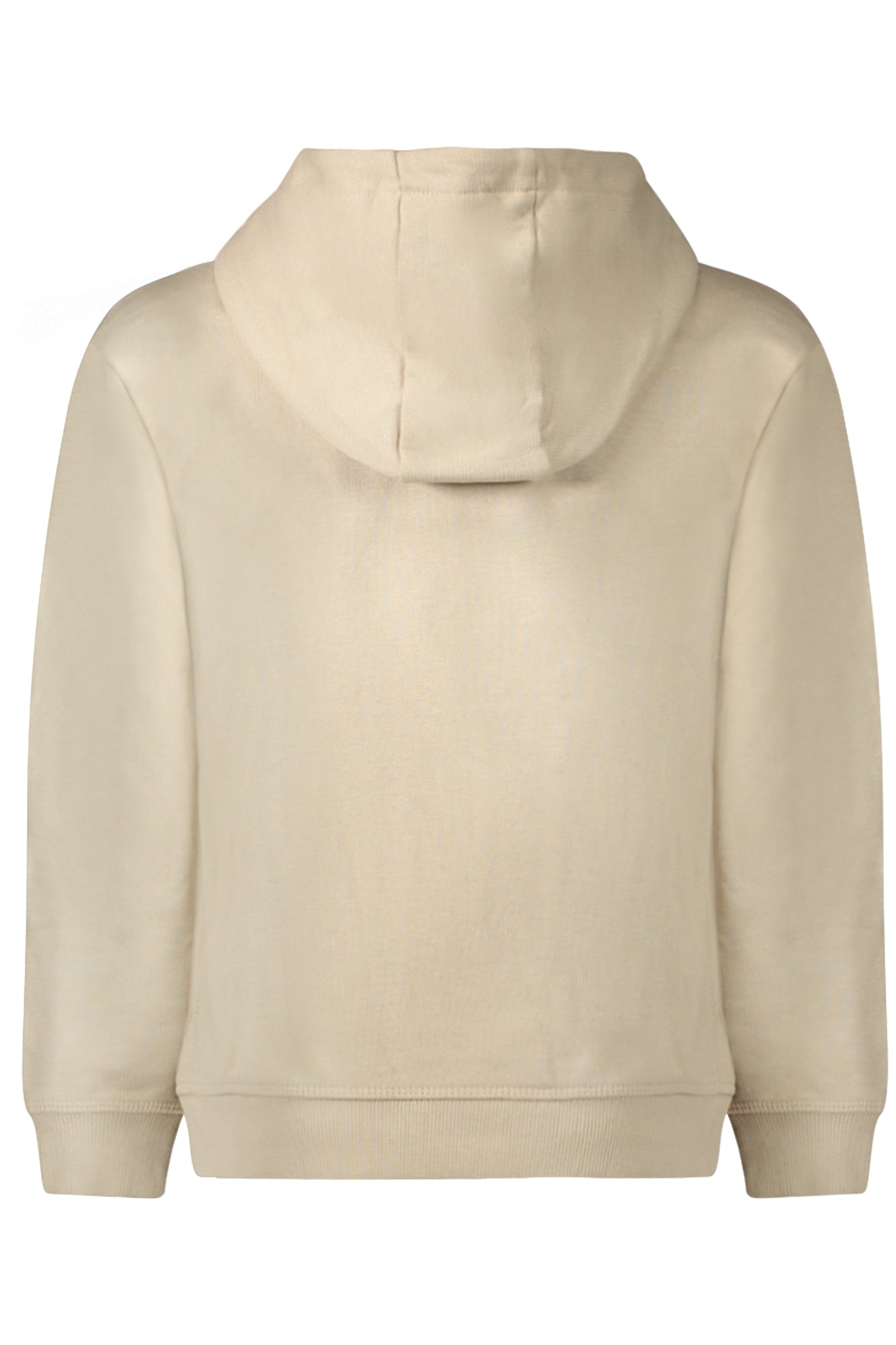 N4RQ07KAD74_BEG1CA – Beiger Kinder-Hoodie aus Bio-Baumwolle mit Logo und Applikation – Größe: 4A, 5A, 3A, 6A – Farbe: Beige