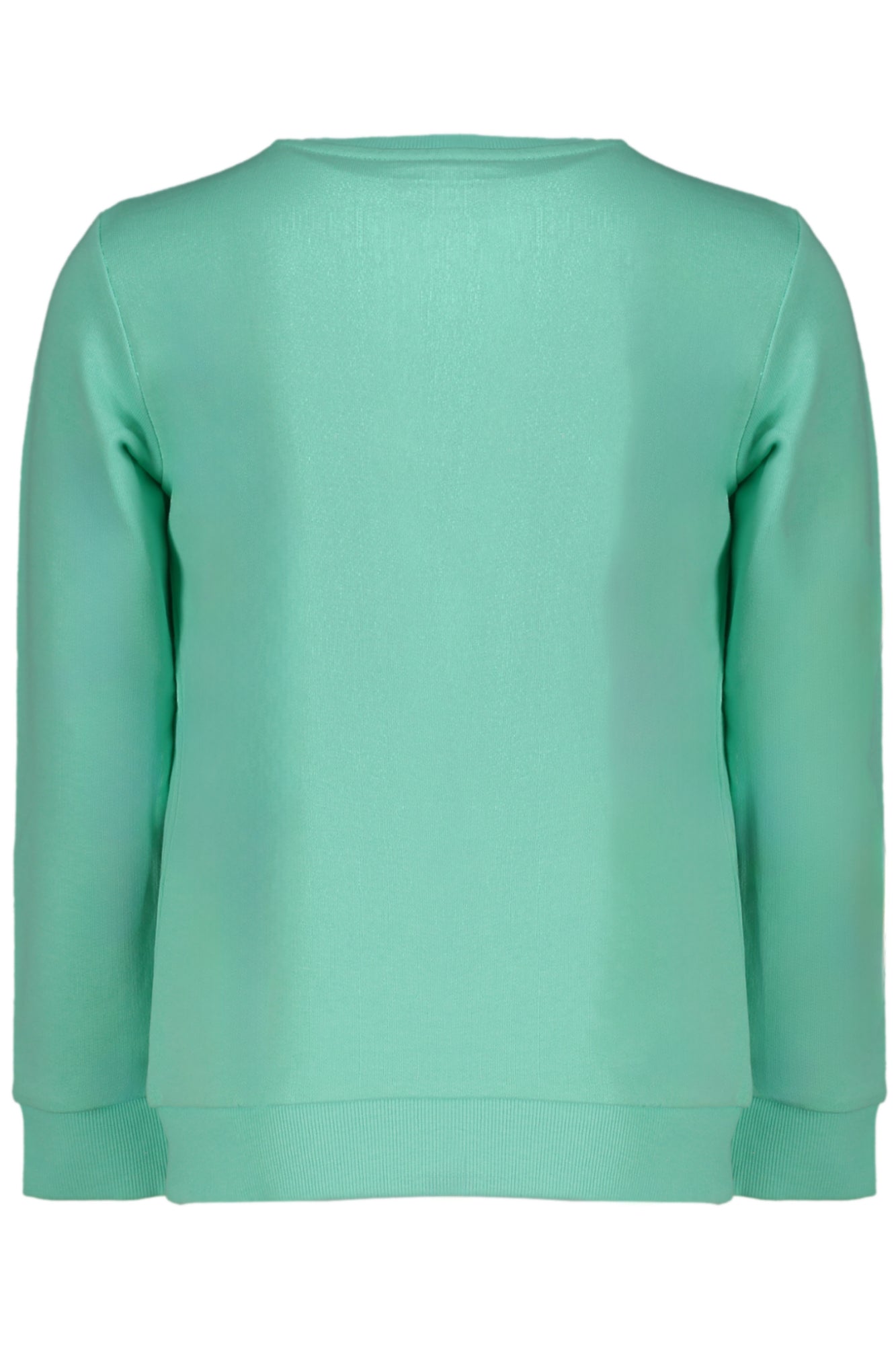 N73Q10KAUG0_VEG7KS – Grüner Kinderpullover aus Bio-Baumwolle mit Logoaufdruck – Größe: 3A, 2A – Farbe: Verde