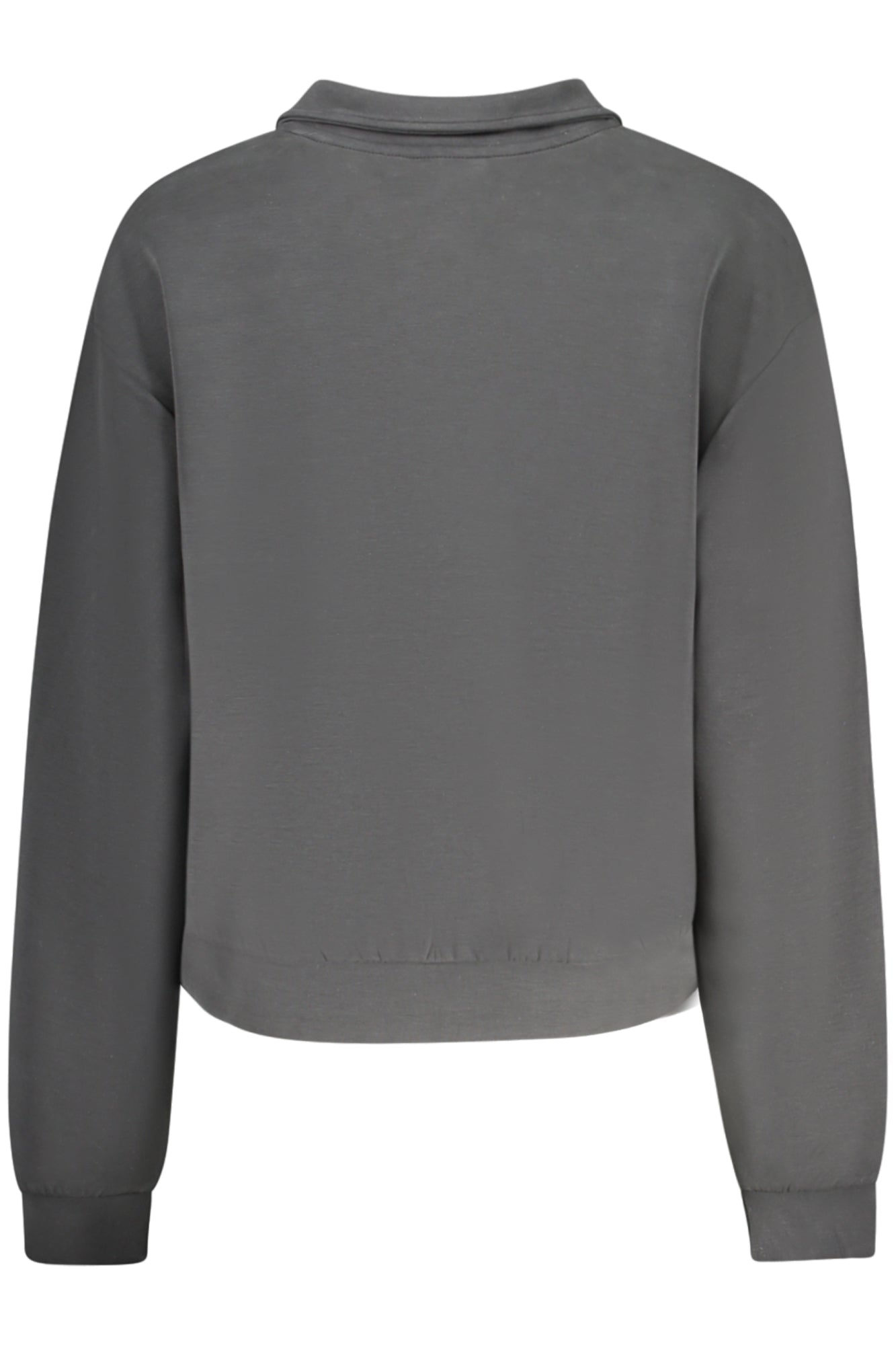 V5RQ10KCAY2_NEJBLK – Eleganter Damenpullover in Schwarz mit Kontrastdetails und Logo – Größe: XS, S, M – Farbe: Nero