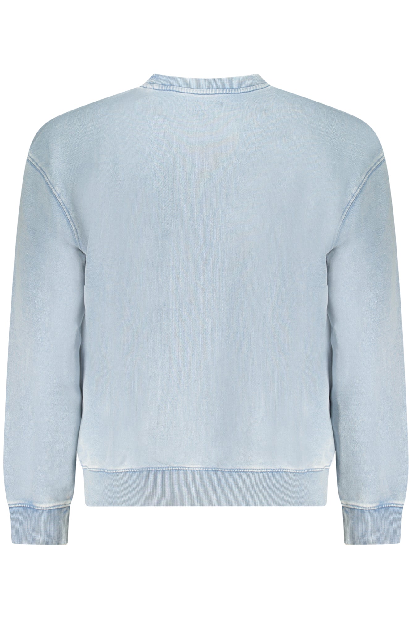 M5GQ30KCTJ1_AZIDWS – Herren Sweatshirt Rundhals Blau - Gefüttert mit Print und Logo – Größe: M, L, XL – Farbe: Azzurro