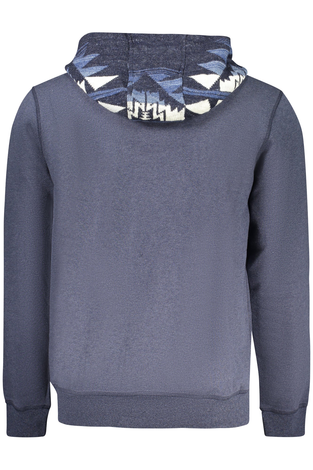 M4BQ22KCH10_BLH7A9 – Herren Pullover Blau – Stylischer Langarm-Hoodie mit Tasche – Größe: S, M, L, XL – Farbe: Blu