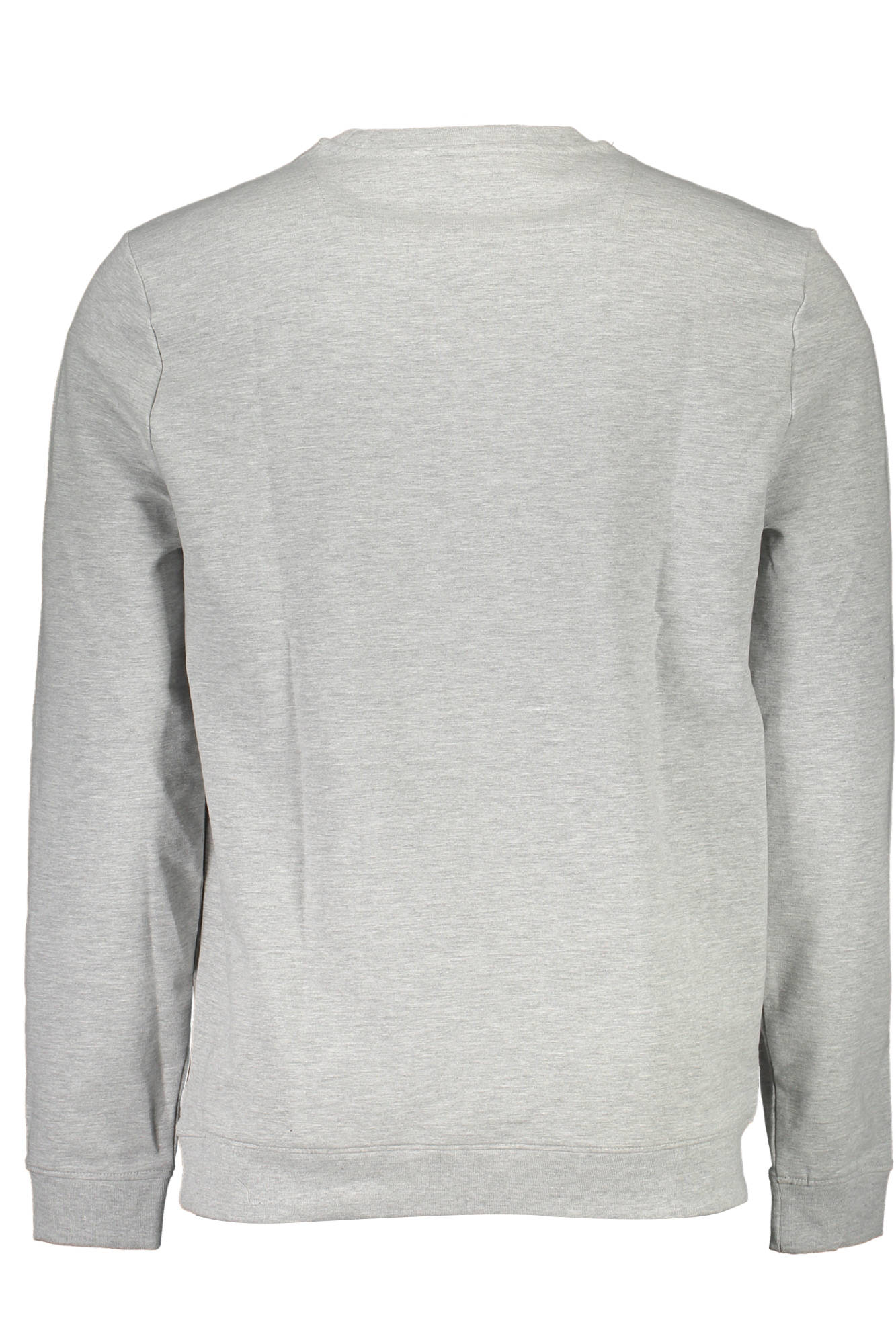 M1RQ37K6ZS1_GRIGIO_H9C9 – Herren Slim Fit Sweatshirt Grau aus Bio-Baumwolle mit Logo-Druck – Größe: 2XL – Farbe: Grigio