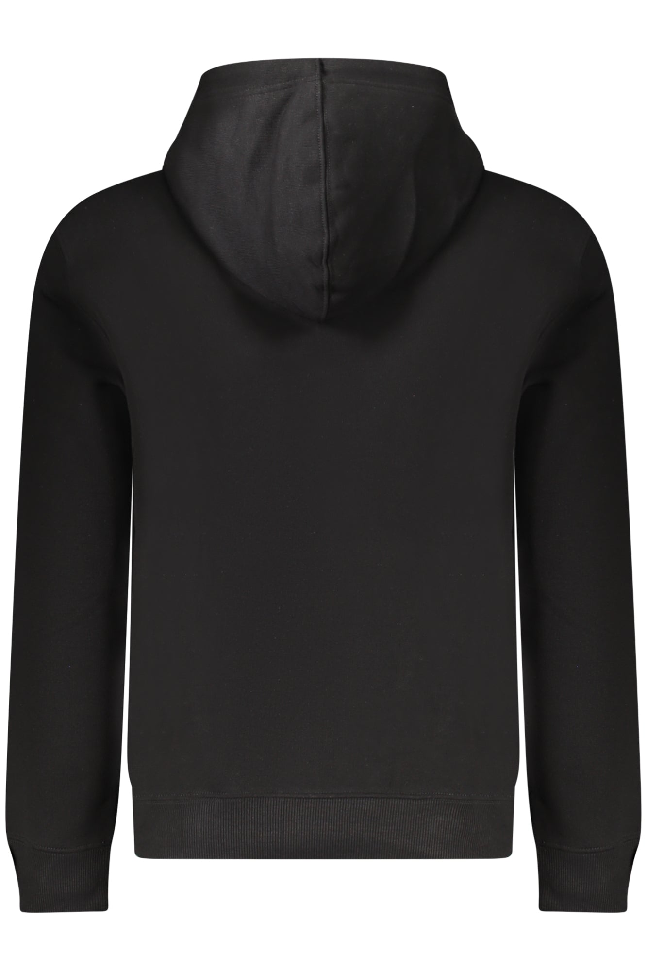 M4YQ22K9V31_NEJBLK – Herren Schwarz Hoodie Slim Fit aus Bio-Baumwolle mit Kängurutasche – Größe: S, M, L, XL, 2XL – Farbe: Nero