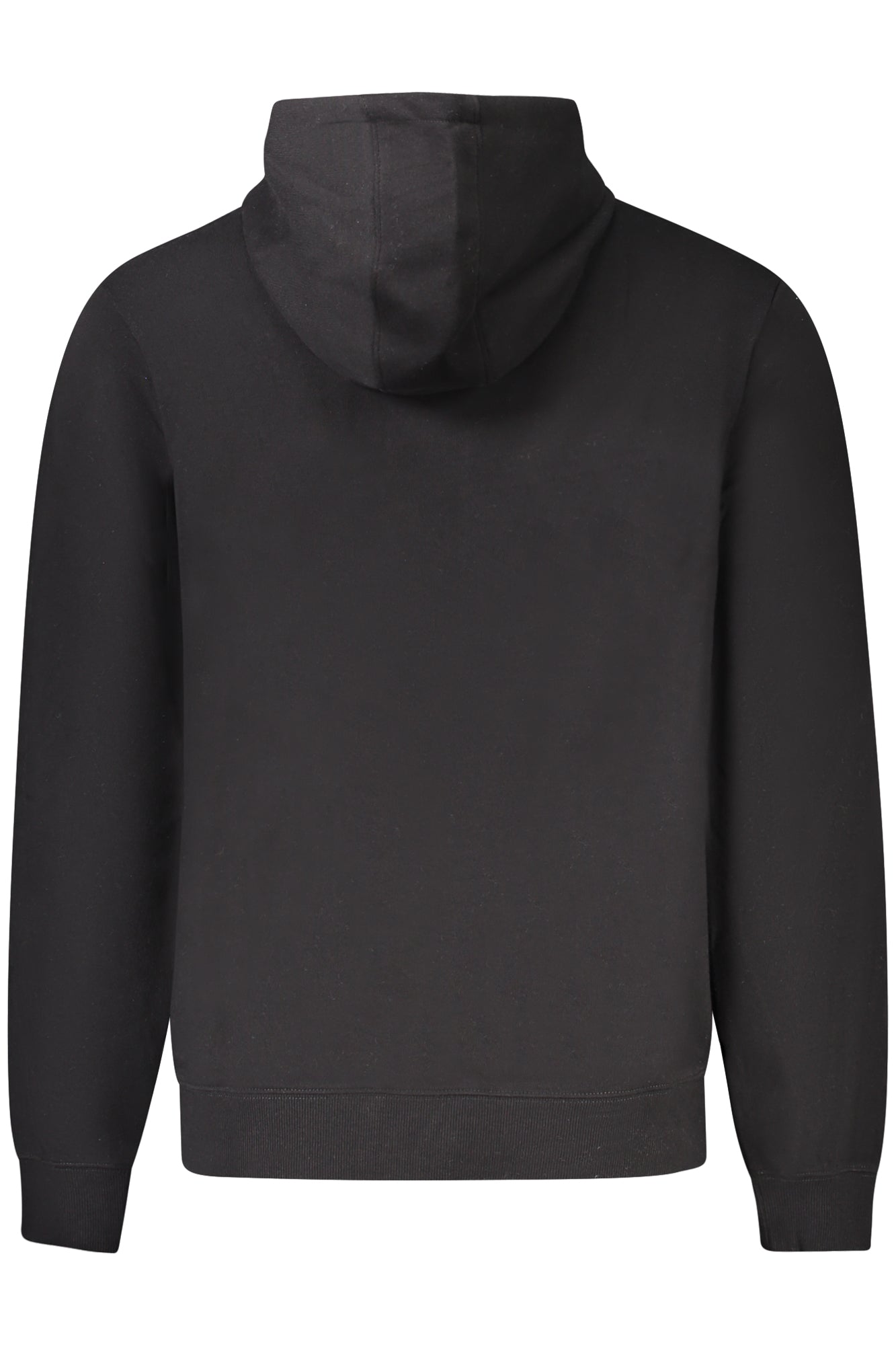 M4BQ45K9YH1_NEJBLK – Herren Bio-Baumwoll Hoodie Schwarz - Regular Fit ohne Reißverschluss – Größe: S, M, L, 2XL – Farbe: Nero