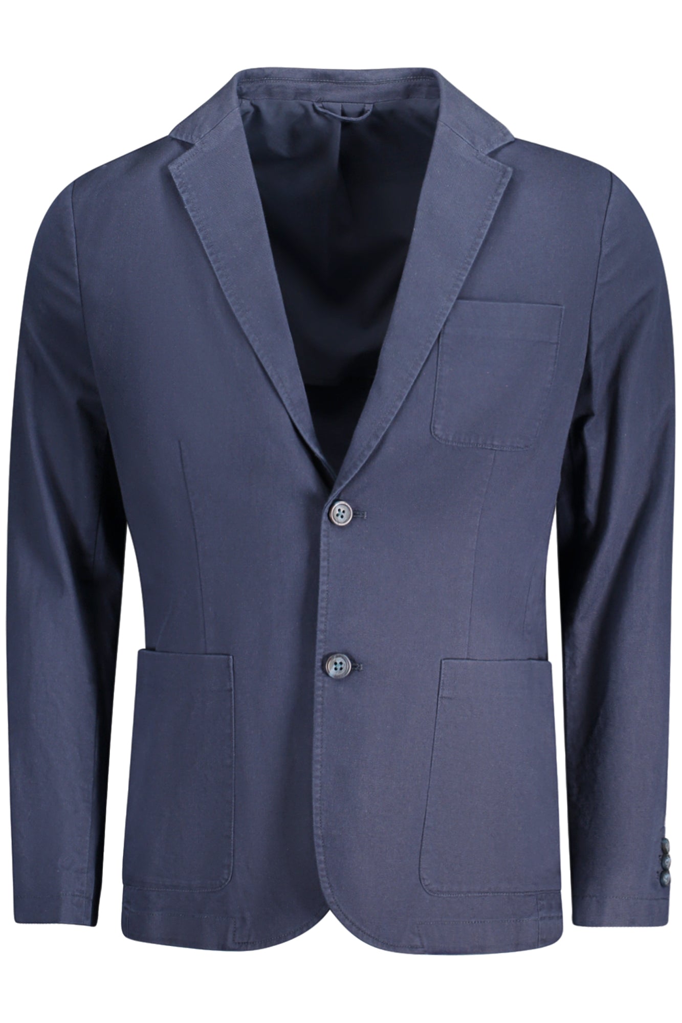 M4GN09WG3D0_BLG7V2 – Klassische Herrenjacke Blau mit Taschen und Logo-Detaillierung – Größe: S, M, L, XL – Farbe: Blu