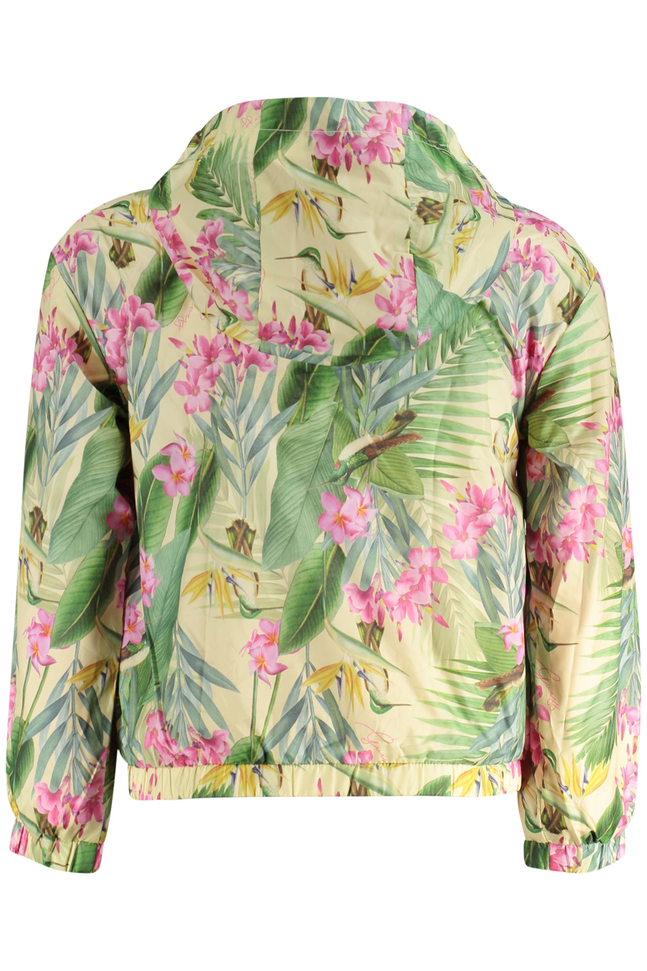 K4GL03WCFM0_VEP81X – Wasserfeste Mädchen-Sportjacke mit Muster und Kapuze in Grün – Größe: 3A, 4A, 2A, 6A, 5A – Farbe: Verde