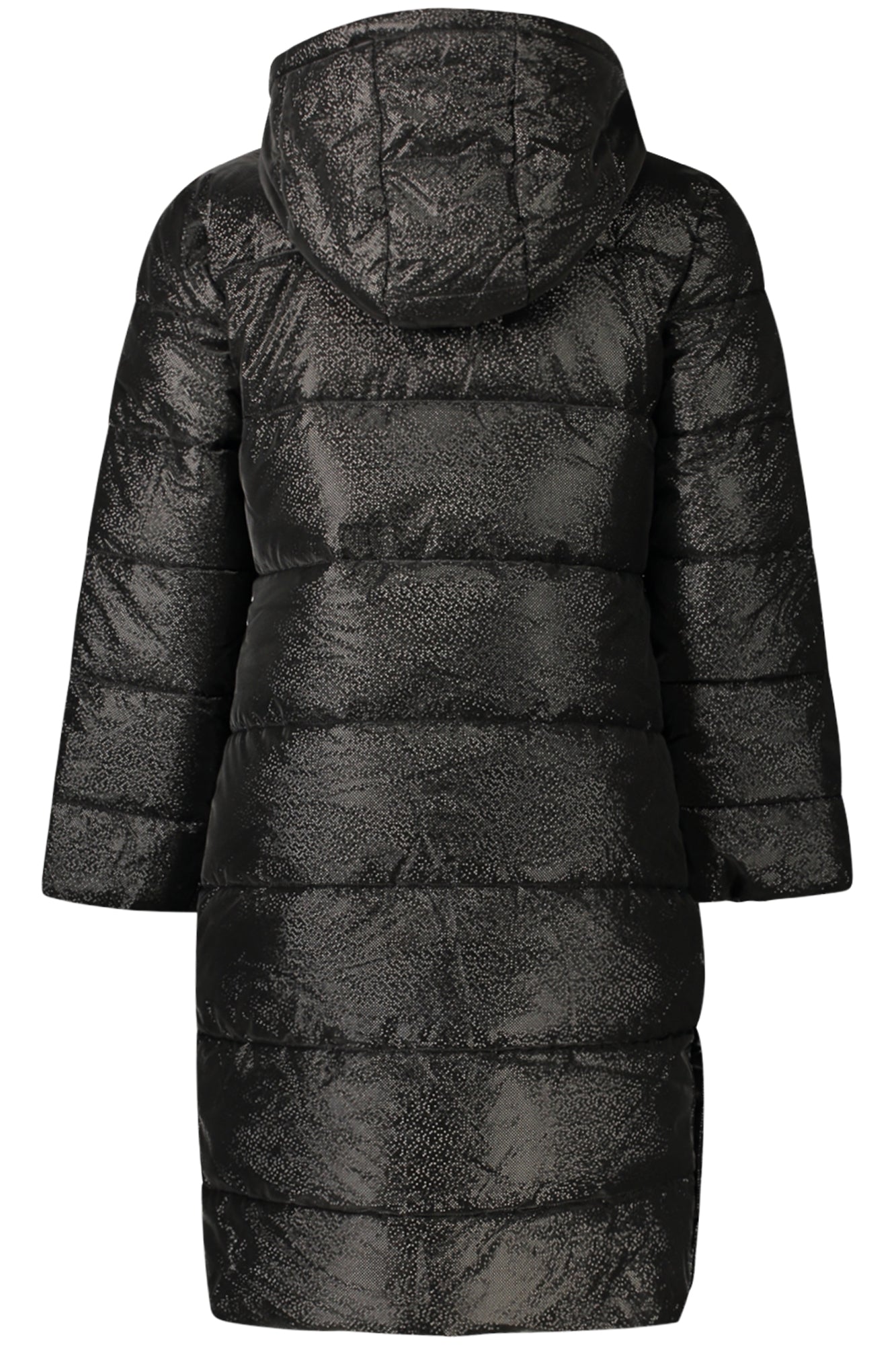 J4BL03WGIW0_NEJBLK – Stylische Mädchenjacke Schwarz mit Kapuze & Kontrastdetails – Größe: 8A, 10A, 14A – Farbe: Nero