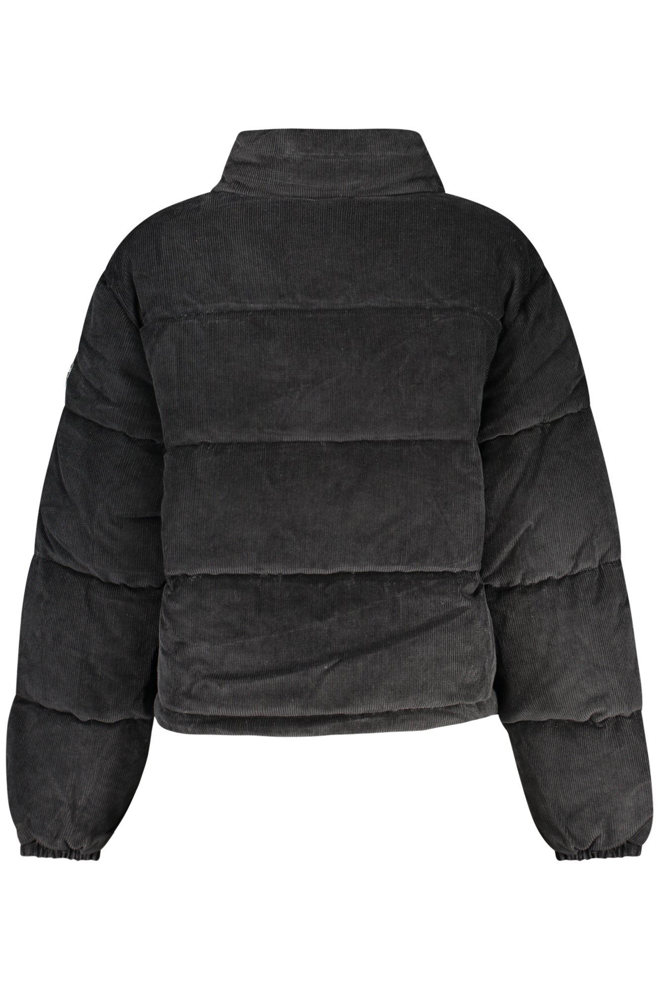 W5BL17W2061_NEJBLK – Elegante Damenjacke Schwarz mit Stickerei & Reißverschluss – Größe: XS, S, M, XL – Farbe: Nero