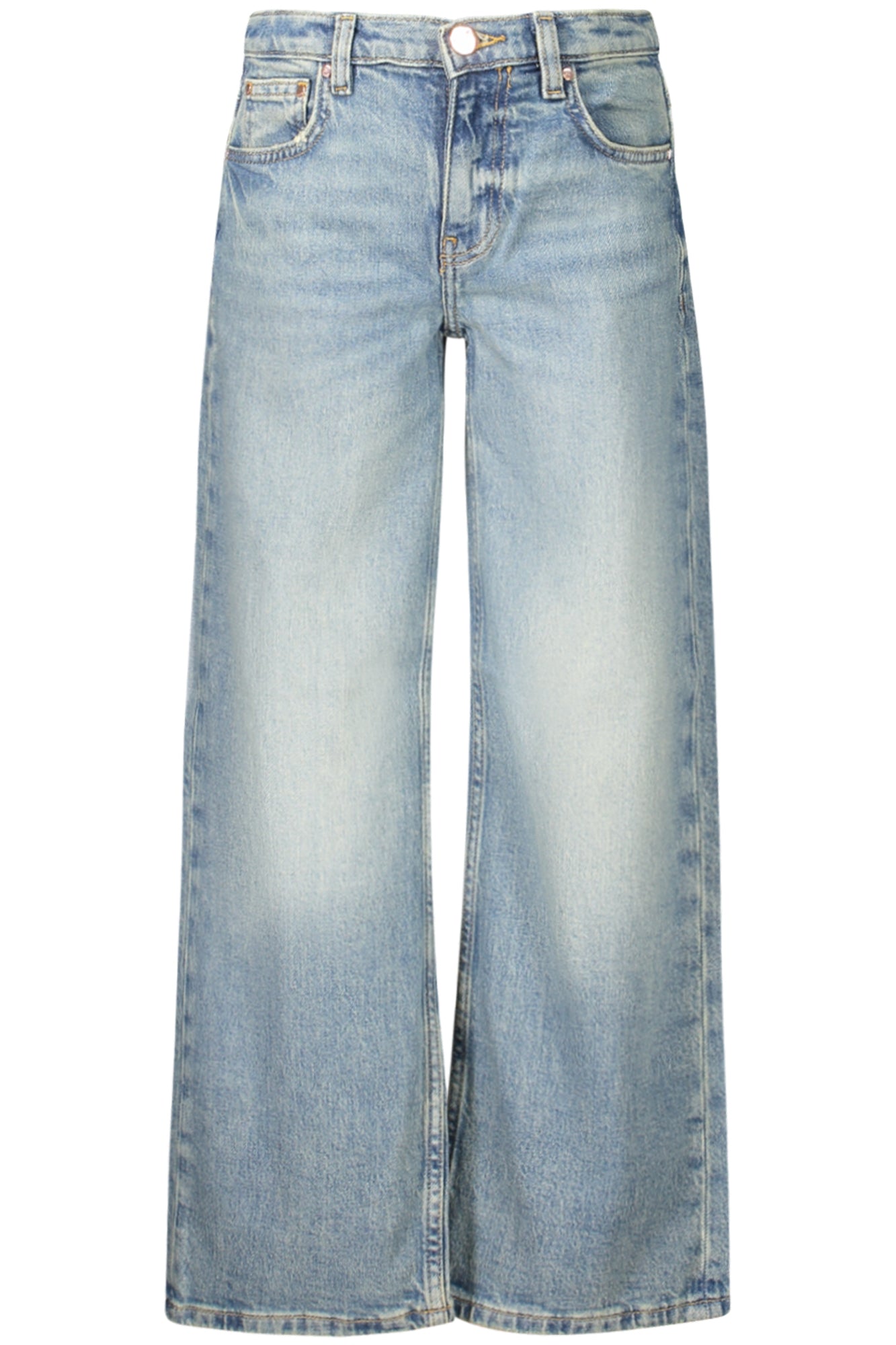 J4BA01D4MS0_BLEENW – Mädchen Blau Jeans aus recycelter Baumwolle mit Used-Effekt – Größe: 16A, 14A, 10A, 8A, 12A – Farbe: Blu