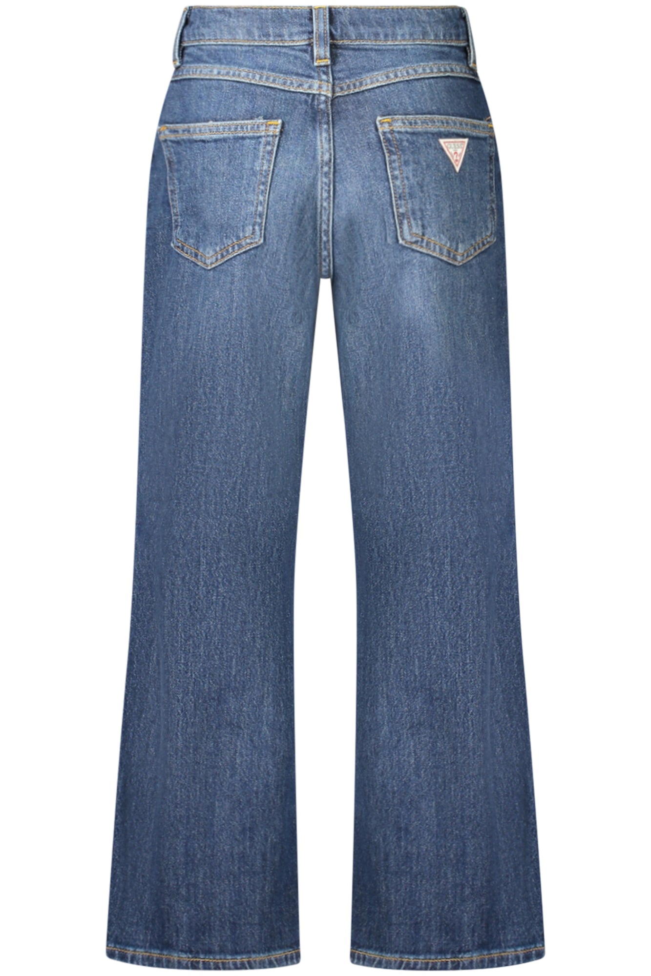 J4YA08D4MS0_BLBBOS – Mädchen Palazzo-Jeans Blau aus Bio-Baumwolle mit verstellbarem Bund – Größe: 16A, 12A, 8A – Farbe: Blu