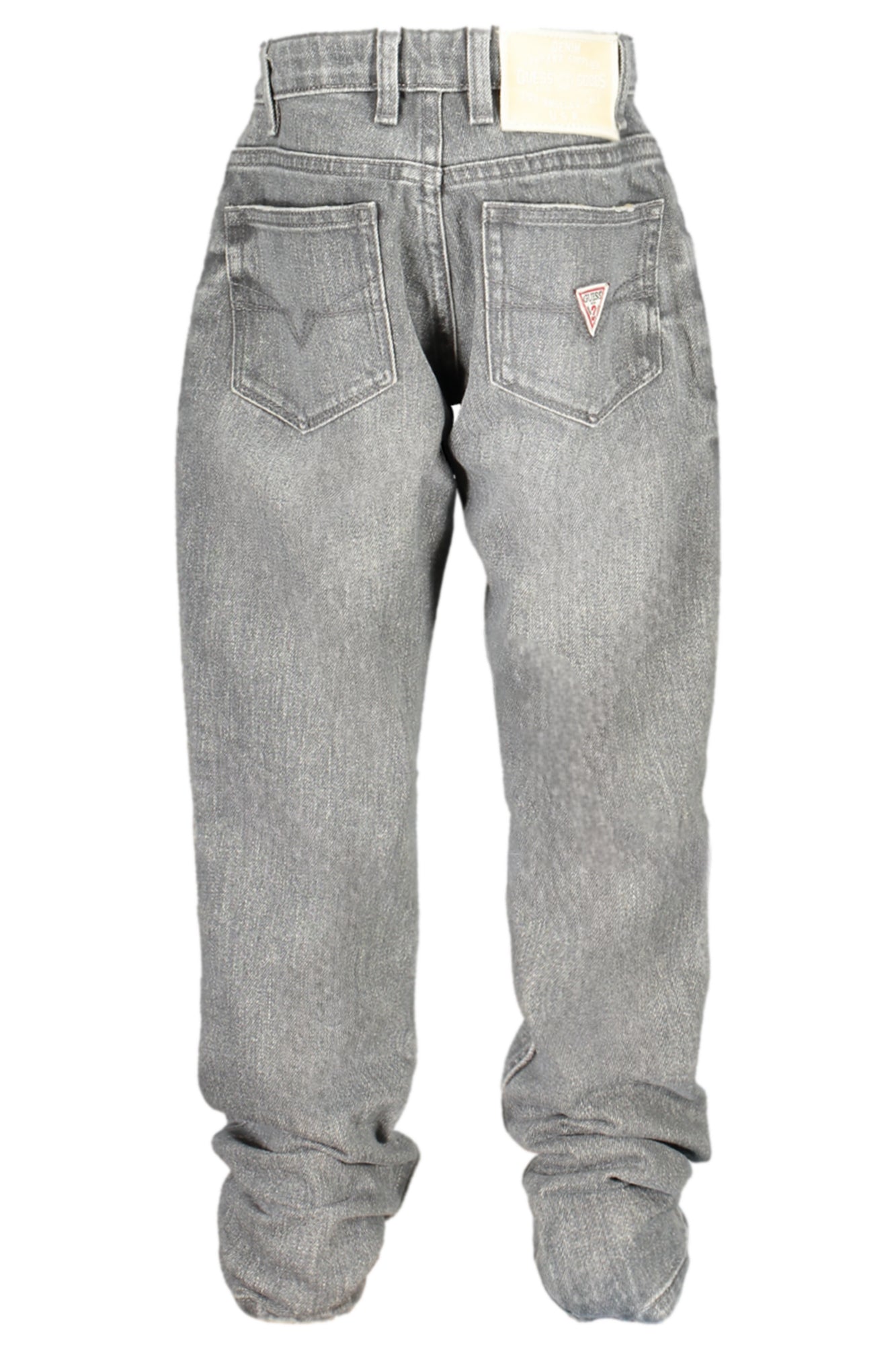 L3YB06WFIG3_GRA90X – Graue Kinderjeans mit 5 Taschen und verstellbarem Gummizug – Größe: 8A, 10A, 14A – Farbe: Grigio