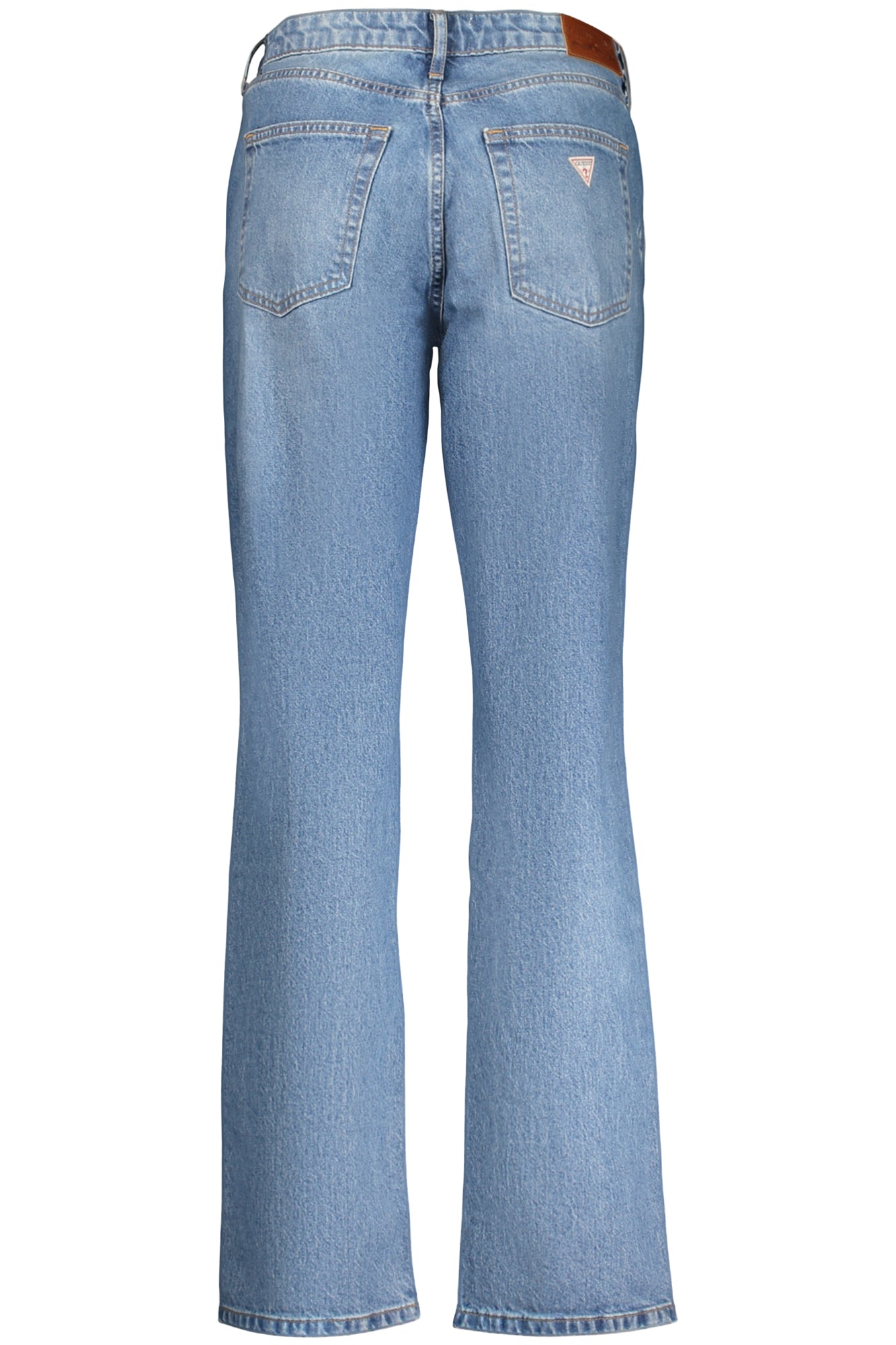 W5YA98D6332_AZINLV – Damen Jeans Blau - Mittlere Leibhöhe, Gerader Schnitt, Used-Look – Größe: 25L32, 26L32, 27L32, 28L32, 29L32, 30L32, 32L32 – Farbe: Azzurro