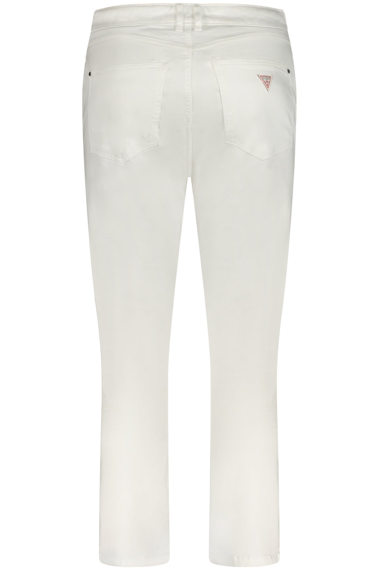 W4GA91W93CE_BIG011 – Stylische Skinny Damenjeans mit Halstuch – Weißer Denim-Look – Größe: 24, 25, 26, 27, 28, 29, 30, 31, 32 – Farbe: Bianco