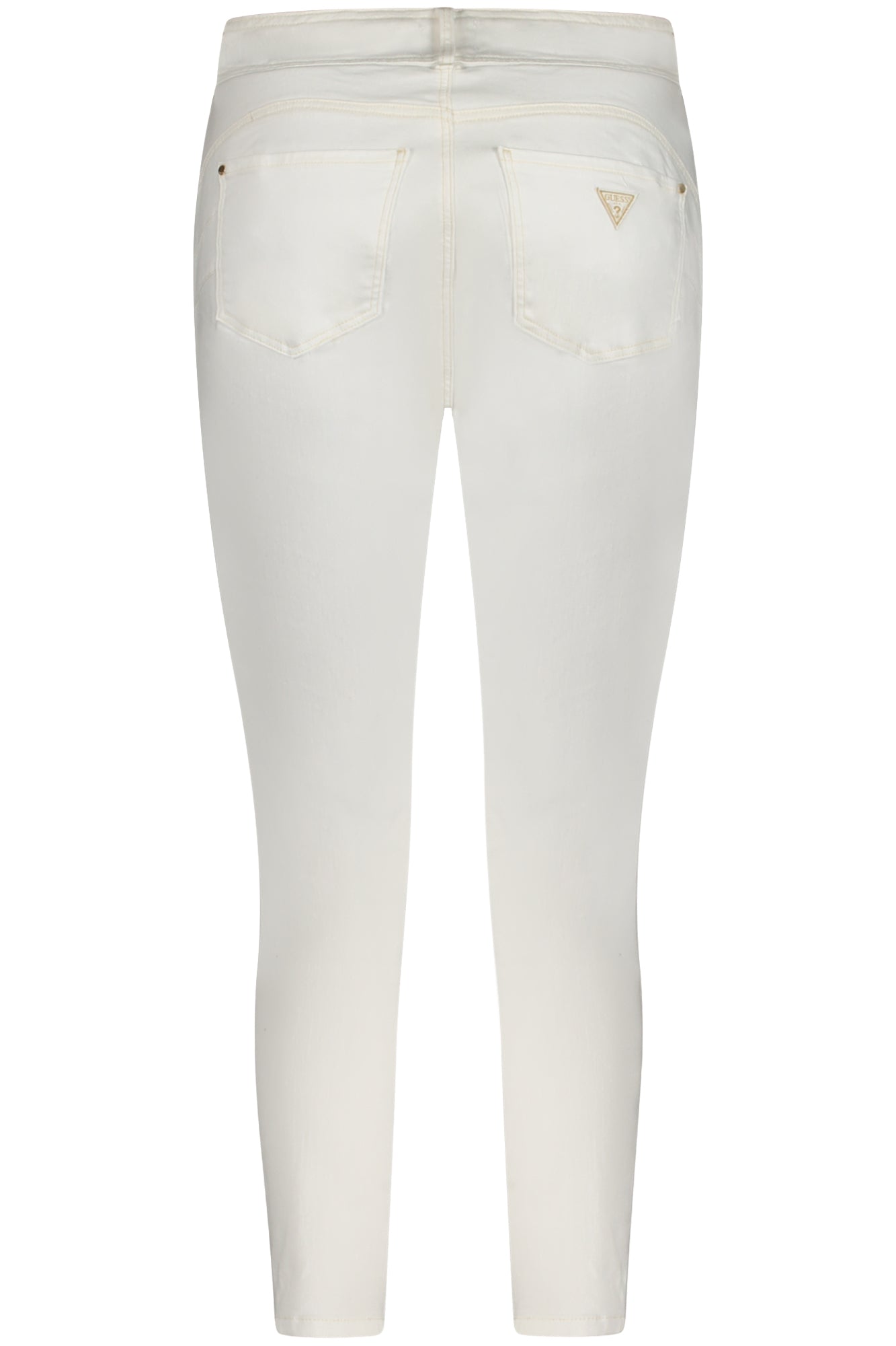 W4GA80D4PV3_BIS0DA – Damen High-Skinny Jeans in Weiß aus Bio-Baumwolle mit Details – Größe: 24, 25, 26, 27, 28, 29, 30, 31, 32 – Farbe: Bianco