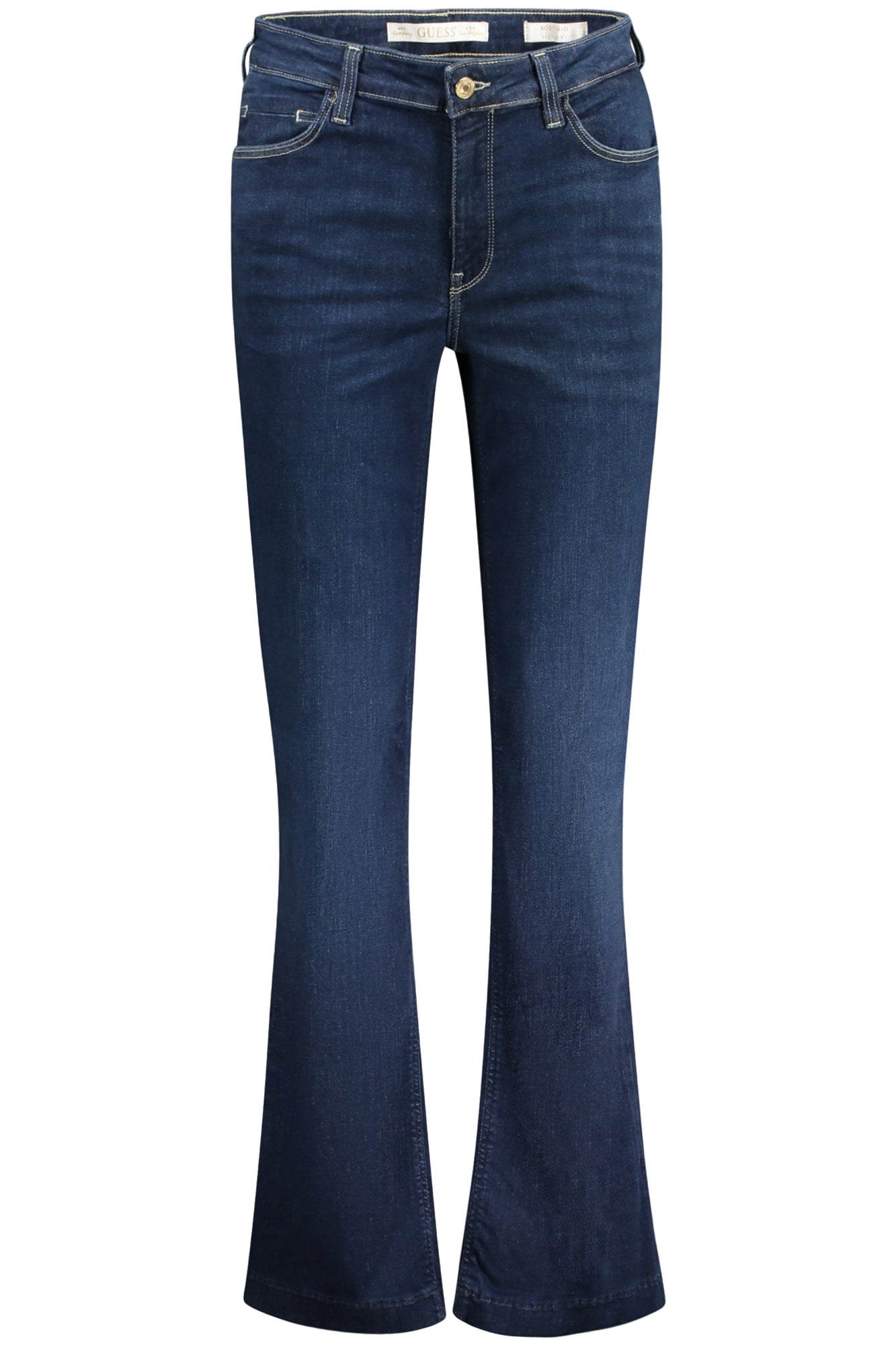 W4RA58D5901_BLJPWA – Damen Blaue Jeans mit Mittlerer Taille und 5 Taschen - Stilvoll & Komfortabel – Größe: 25L32, 26L32, 28L32, 29L32, 30L32, 31L32, 32L32, 27L32 – Farbe: Blu