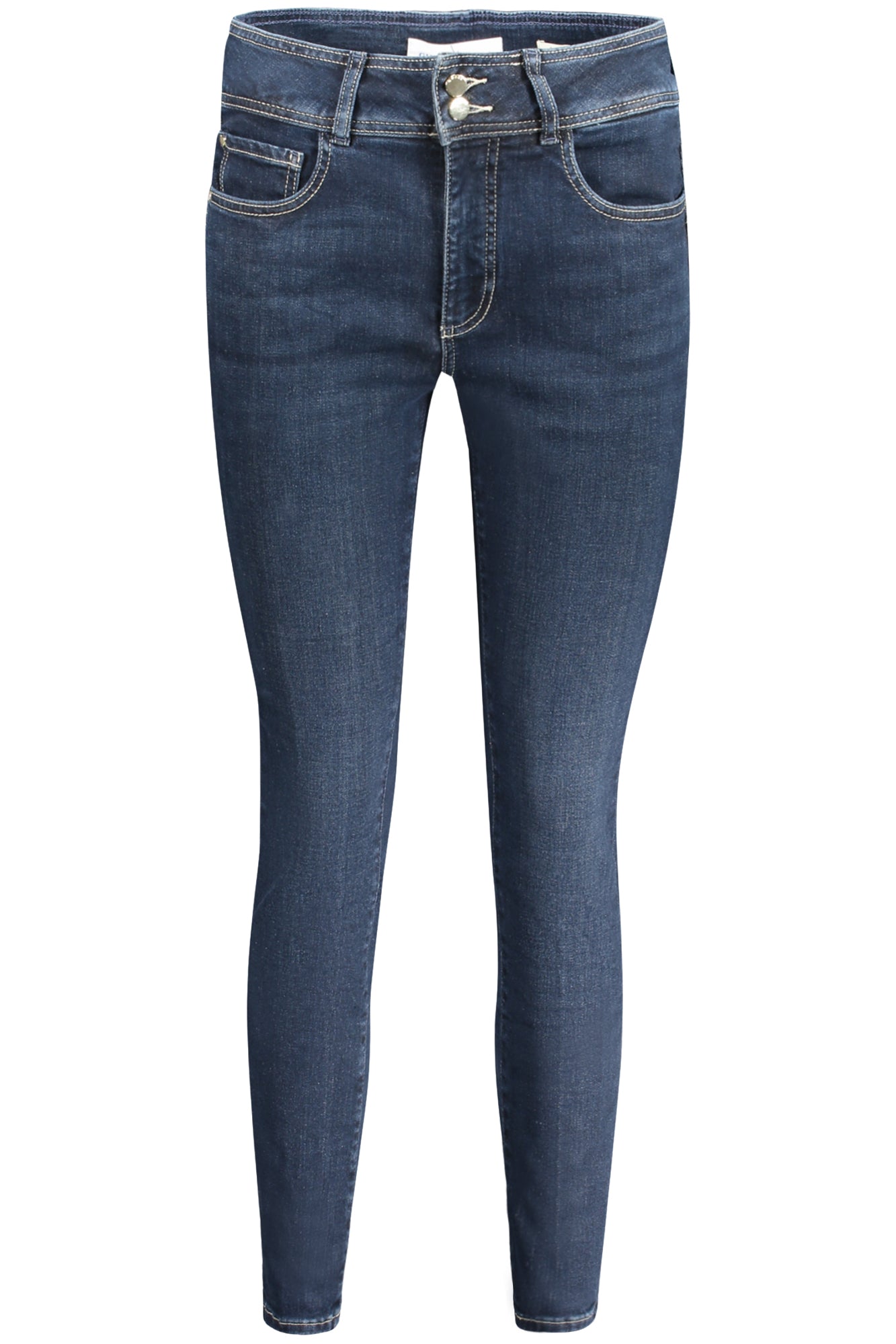 W4RA34D59F1_BLTWND – Damen Blue Skinny High Jeans: Nachhaltiger Denim mit Details – Größe: 26L29, 27L29, 28L29, 29L29, 30L29, 31L29, 32L29 – Farbe: Blu