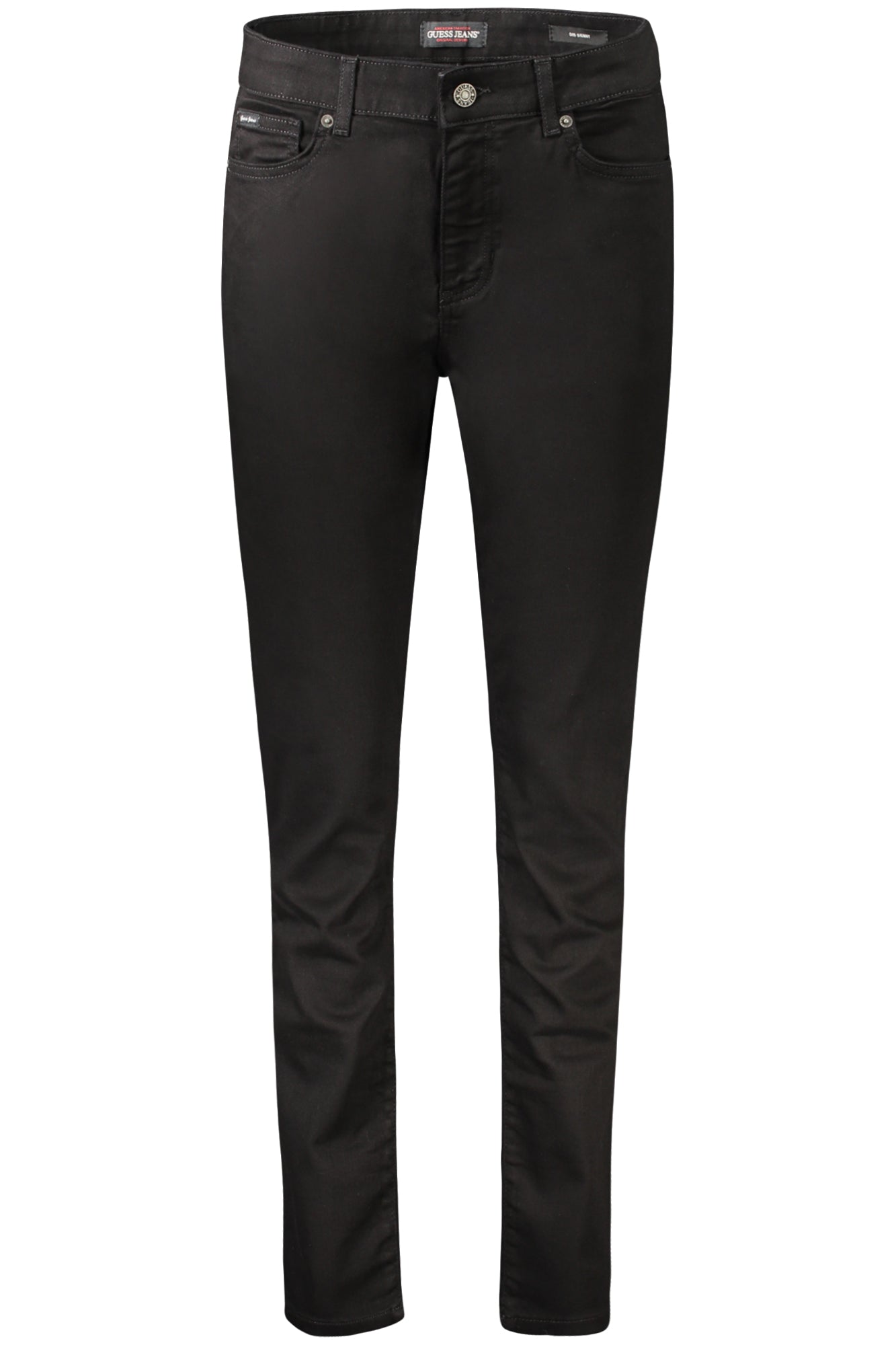 W4YA92D5DL1_NEBL4O – Schwarze Damen-Jeans: Skinny-Fit mit 5 Taschen und Reißverschluss – Größe: 25L30, 26L30, 27L30, 28L30, 29L30, 30L30, 32L30 – Farbe: Nero