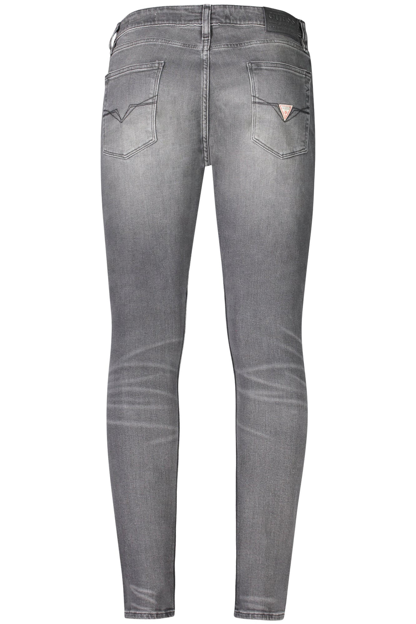 M2YA27D4Q52_GR2CRG – Graue Herren Super Skinny Jeans mit 5 Taschen und Logo – Chris Modell – Größe: 28L32, 29L32, 30L32, 32L32, 34L32 – Farbe: Grigio