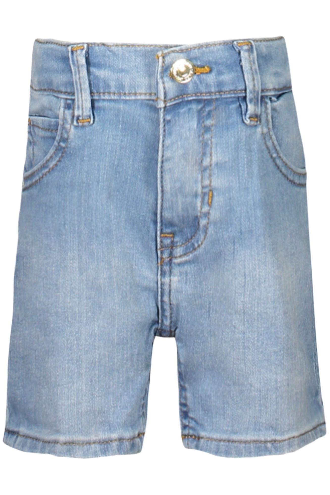 K4RD09D4CA0_AZEDDW – Mädchen Jeansshorts Blau - Verstellbarer Bund & Used-Look – Größe: 4A, 3A, 2A, 5A, 7A, 6A – Farbe: Azzurro