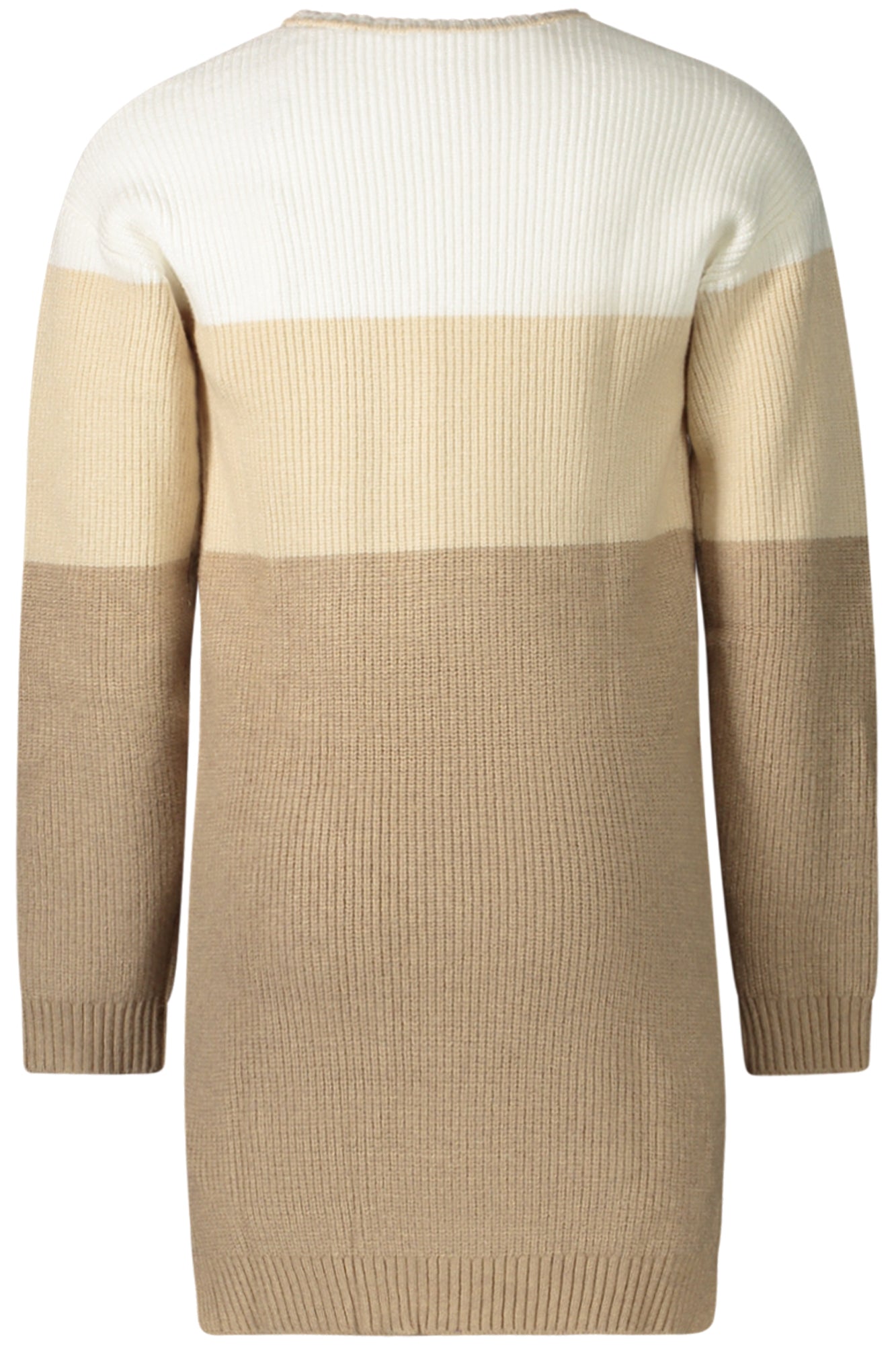 K4BK19Z3FU0_BES11X – Beiger Mädchen Pullover mit Rundhals & Stickerei - Lange Ärmel – Größe: 4A, 5A, 6A, 3A, 7A – Farbe: Beige