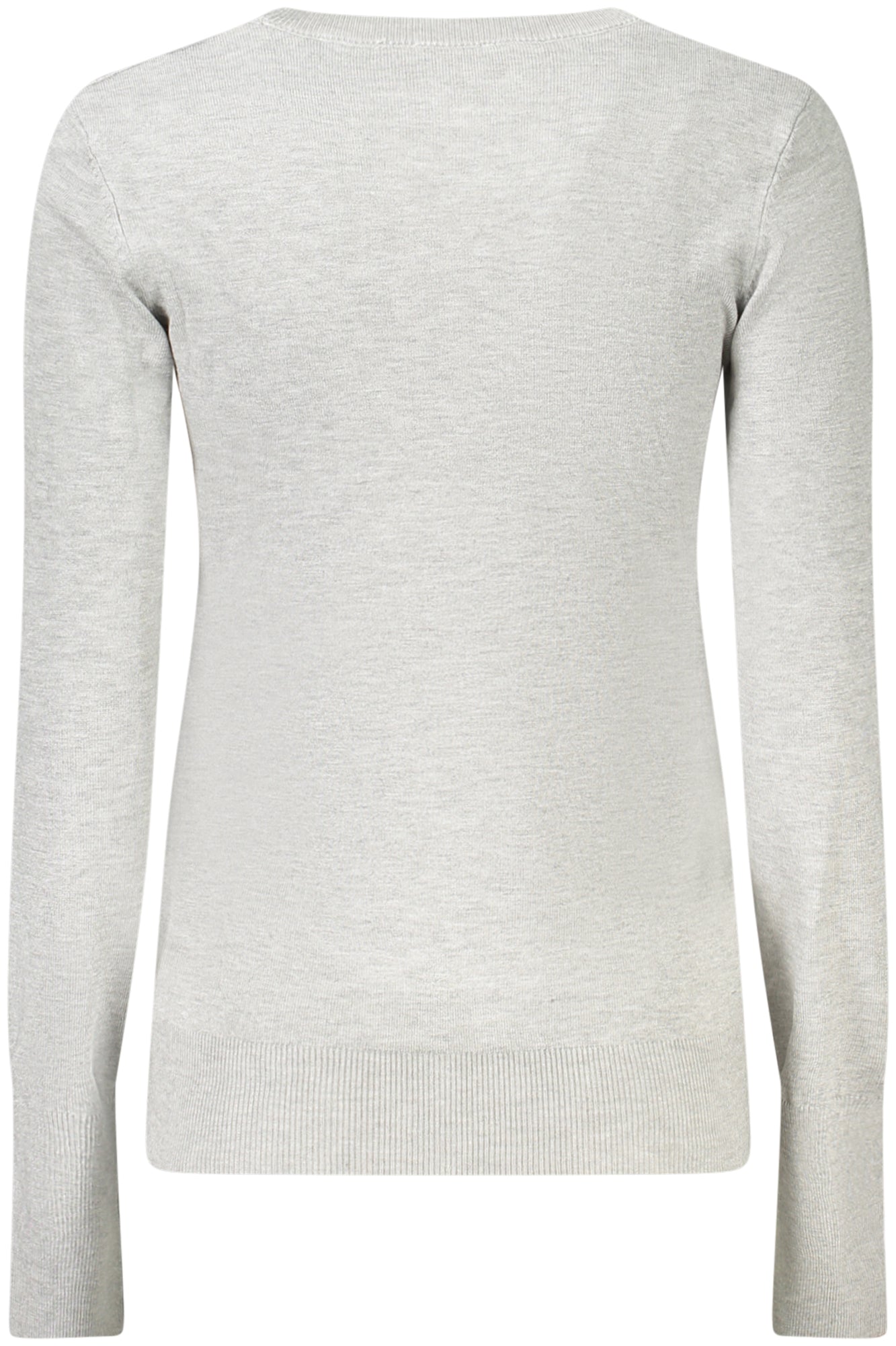 W2YR30Z2V62_GRH9C9 – Eleganter Damenpullover in Grau mit Strass und Rundhalsausschnitt – Größe: S, M, L, XL, 2XL – Farbe: Grigio