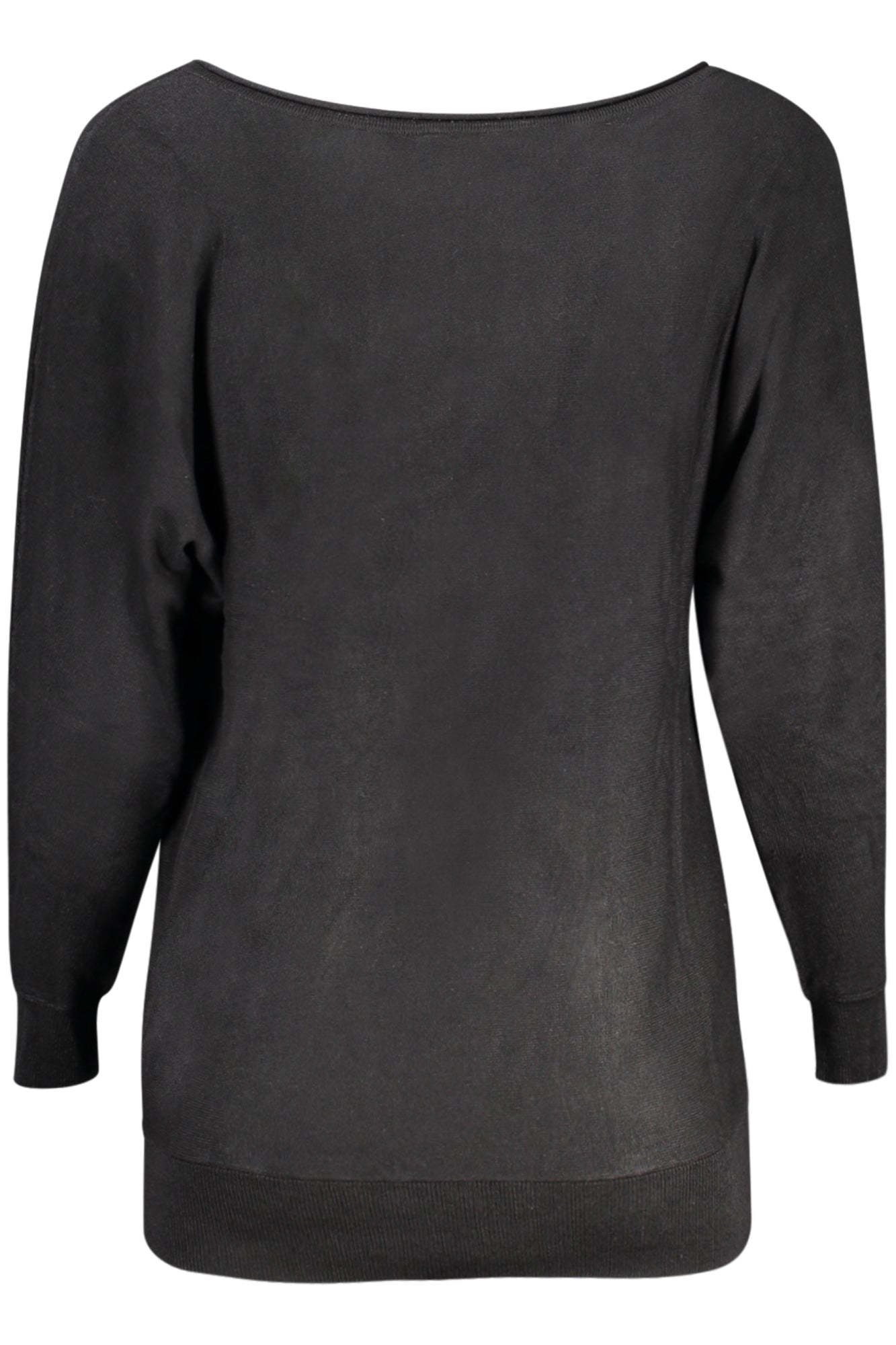 W2YR34Z2V62_NEJBLK – Damen Pullover Schwarz - Langarmshirt mit Stickerei und Logo – Größe: XS, S, M, L, XL, 2XL – Farbe: Nero