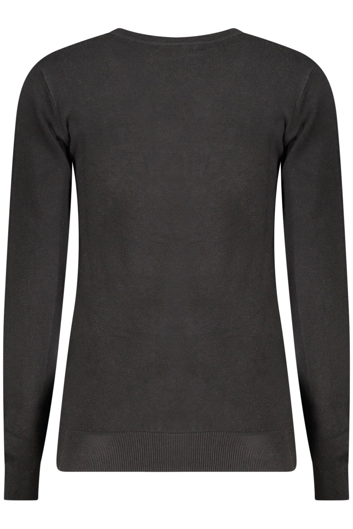 W5BR41Z2NQ2_NEJBLK – Elegantes Damenpullover Schwarz mit V-Ausschnitt & Strassdetails – Größe: S, M, L, XL, 2XL – Farbe: Nero