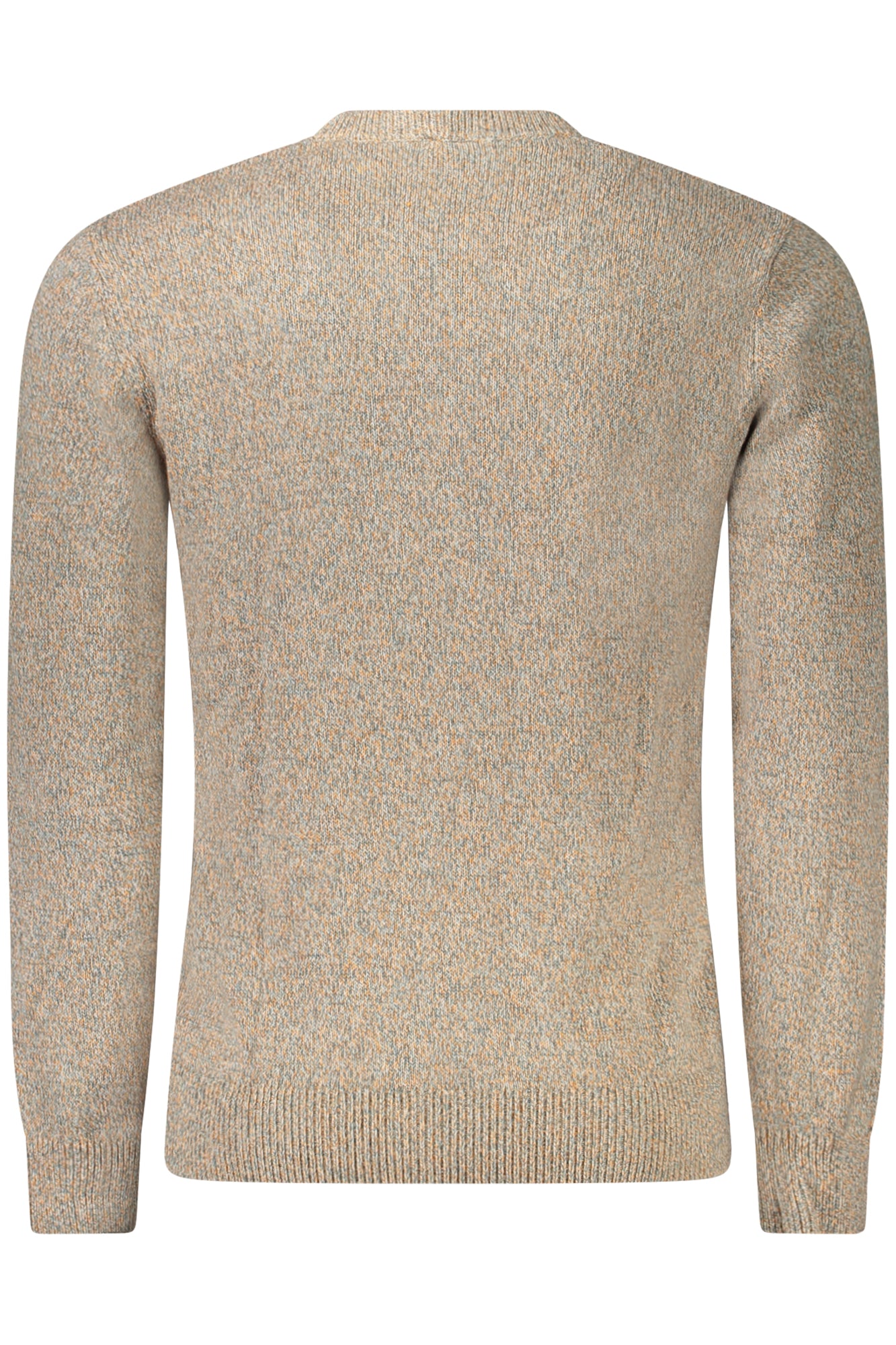 M5RR11Z3KL0_BEFN4I – Beiger Herrenpullover mit Rundhalsausschnitt und Kontrastdetails – Größe: S, M, L, XL – Farbe: Beige