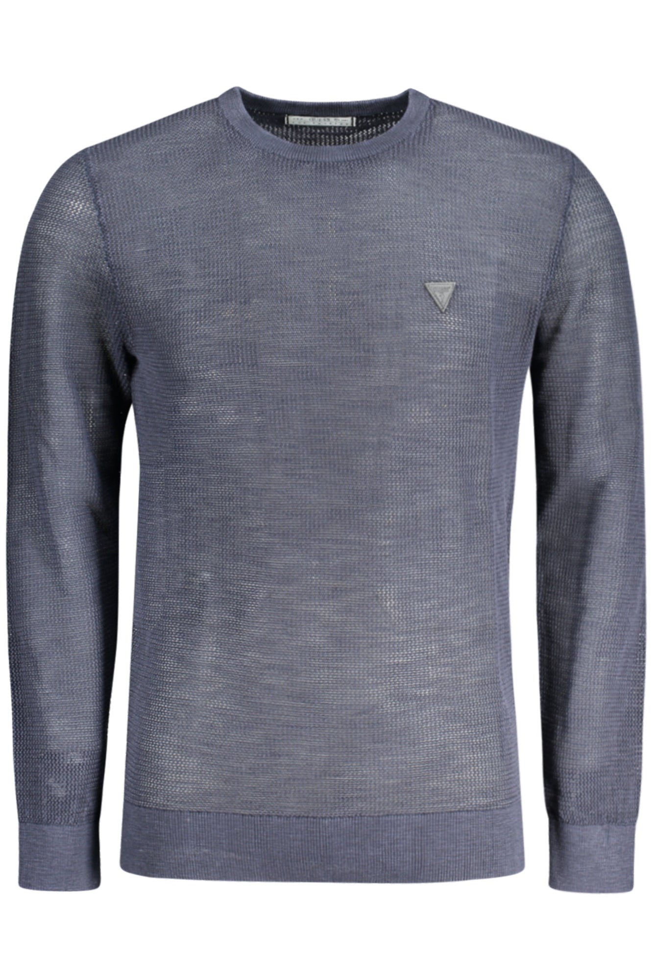 M4GR17Z3DT0_BLG7V2 – Herren Pullover Blau - Langarm, Rundhals, stilvolle Applikation – Größe: M – Farbe: Blu