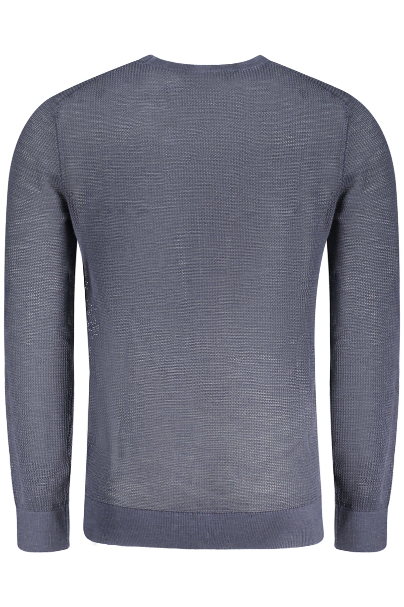 M4GR17Z3DT0_BLG7V2 – Herren Pullover Blau - Langarm, Rundhals, stilvolle Applikation – Größe: M – Farbe: Blu