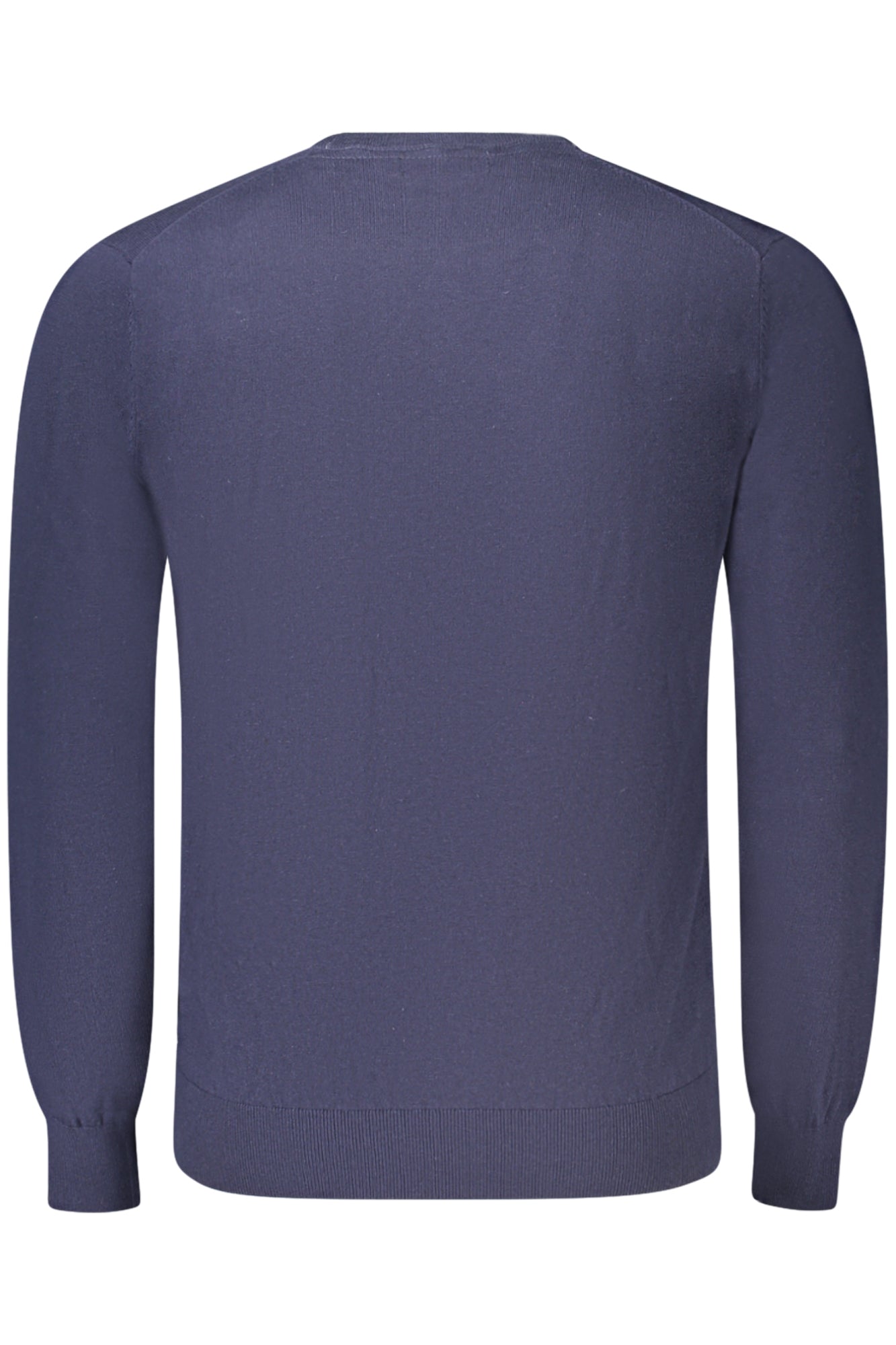 M5RR00Z3KI1_BLG7V2 – Herren Pullover Blau Langarm – Stilvoller Rundhals mit Stickerei – Größe: S, M, L, XL, 2XL – Farbe: Blu