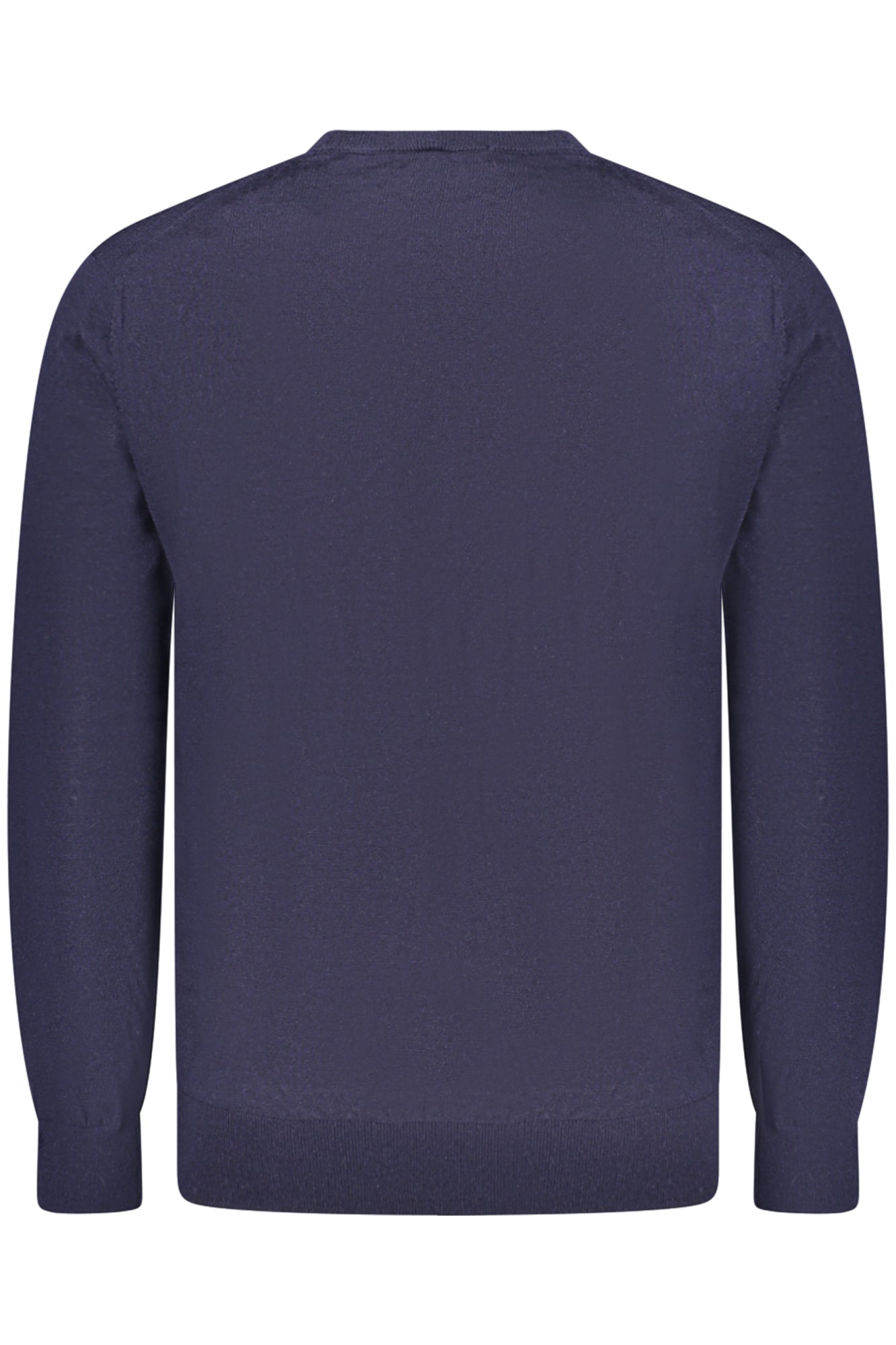 M5RR36Z3LZ0_BLG7V2 – Moderner Herrenpullover in Blau - Langarm, Rundhals, mit Logo-Design – Größe: S, M, L, 2XL – Farbe: Blu
