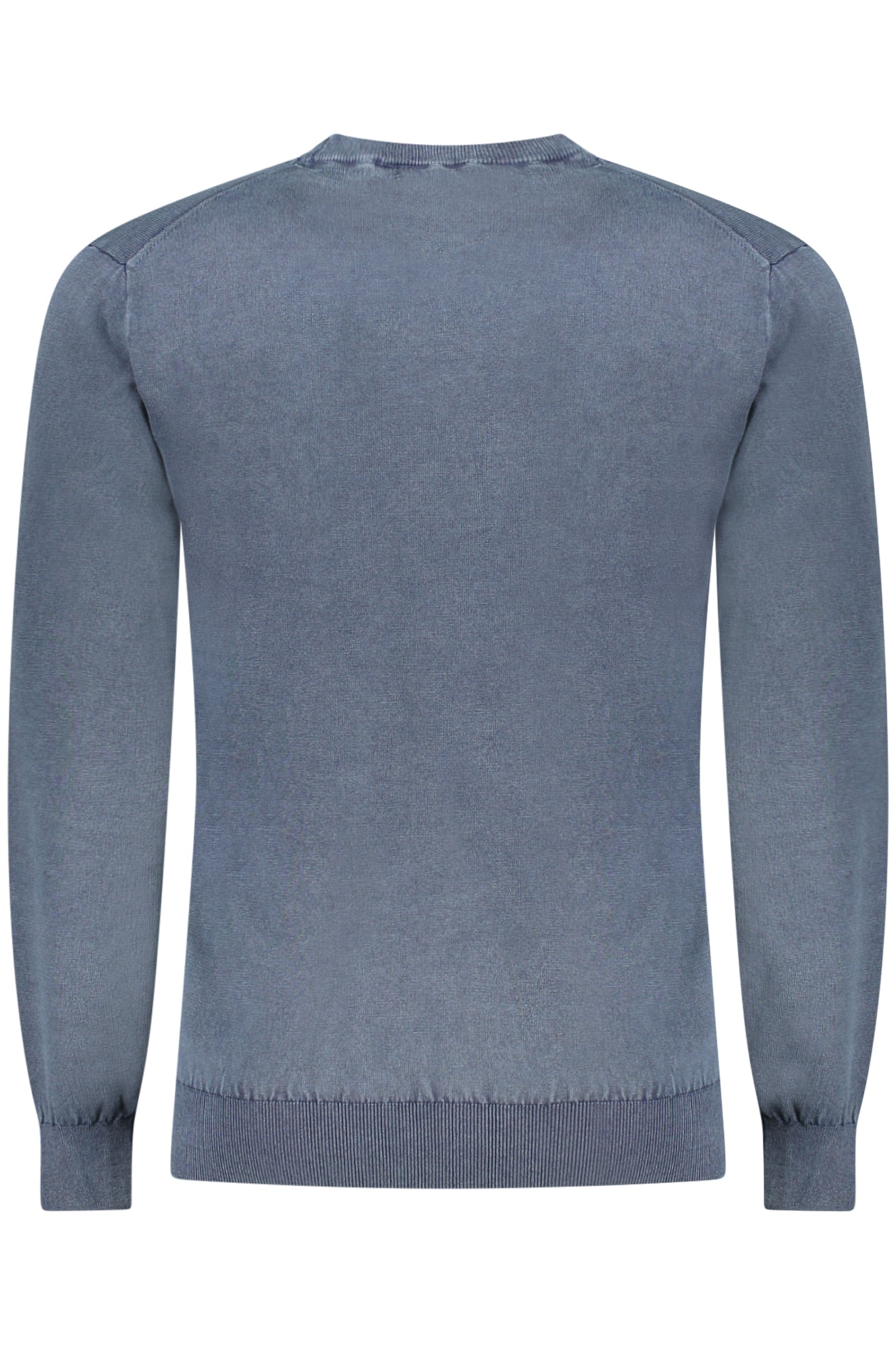 M4GR06Z3DN1_BLG7V2 – Herren Pullover Blau – Bio-Baumwolle, Stickerei & Rundhalsausschnitt – Größe: S, M, L, XL, 2XL – Farbe: Blu