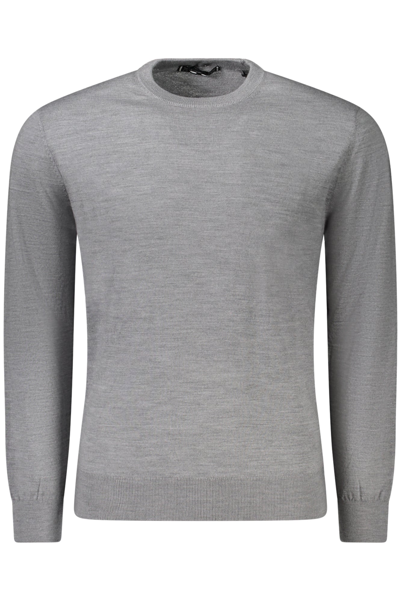 M5RR36Z3LZ0_GRMRH – Grauer Herren Pullover mit Rundhals und Logo - Stylisch und Modern – Größe: S, M, L, XL – Farbe: Grigio