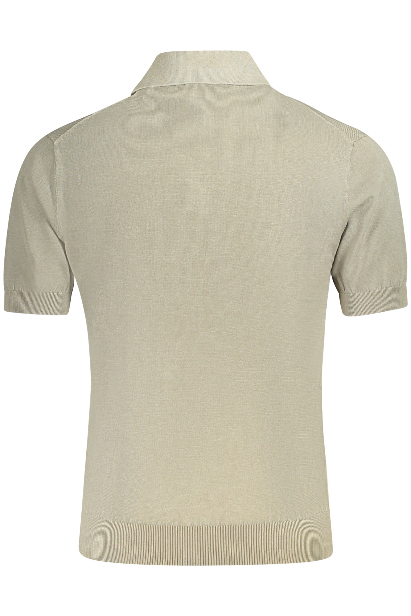 M4GR07Z3DN1_VEA81T – Grüner Herren Kurzarm-Pullover mit Stickerei und 3 Knöpfen – Größe: S, M, L, XL, 2XL – Farbe: Verde