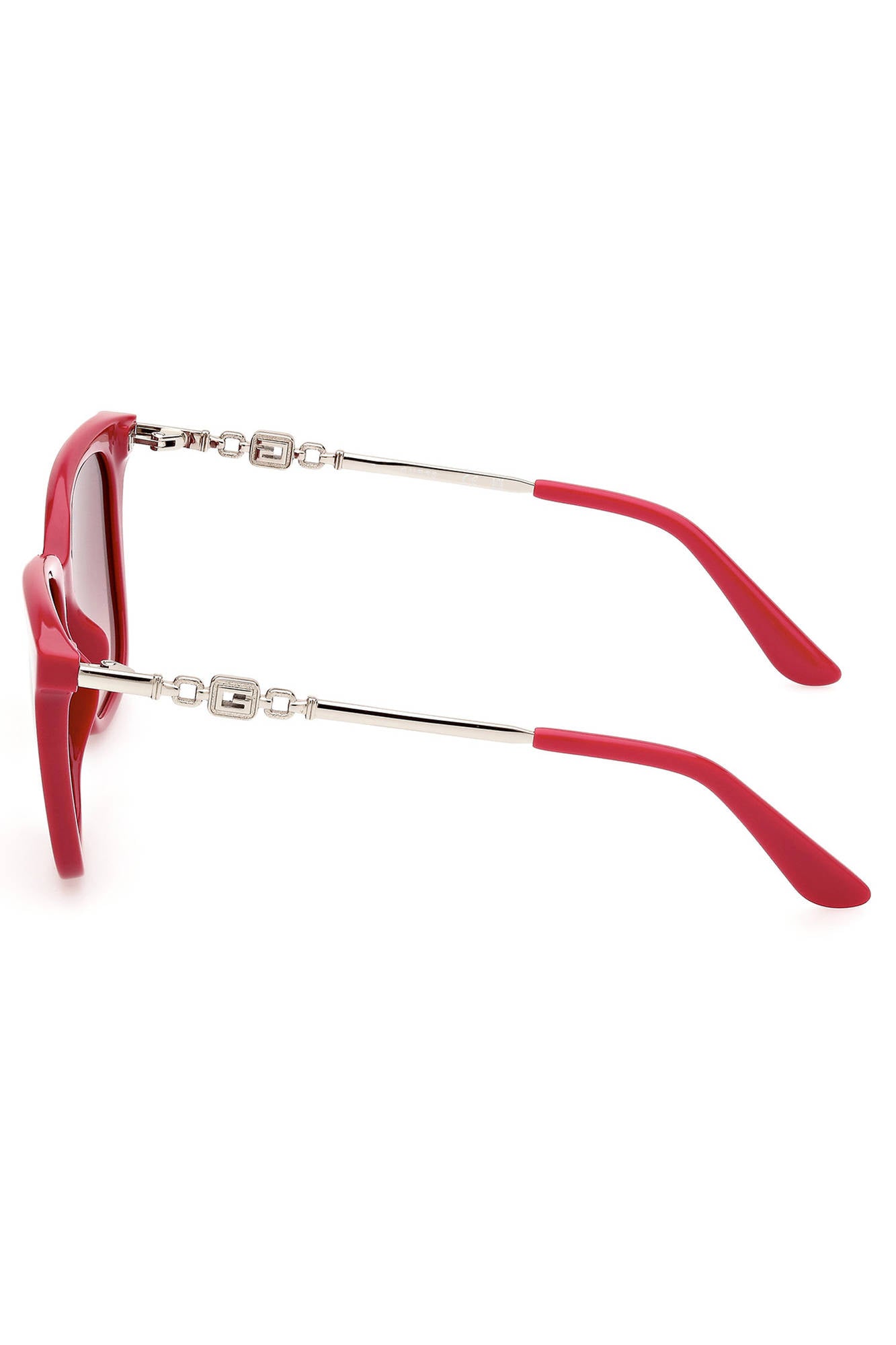 GU7886S_VIOLA_75T – Damen Sonnenbrille Lila: Quadratisches Design & Bernstein-Gläser – Größe: UNI – Farbe: Viola