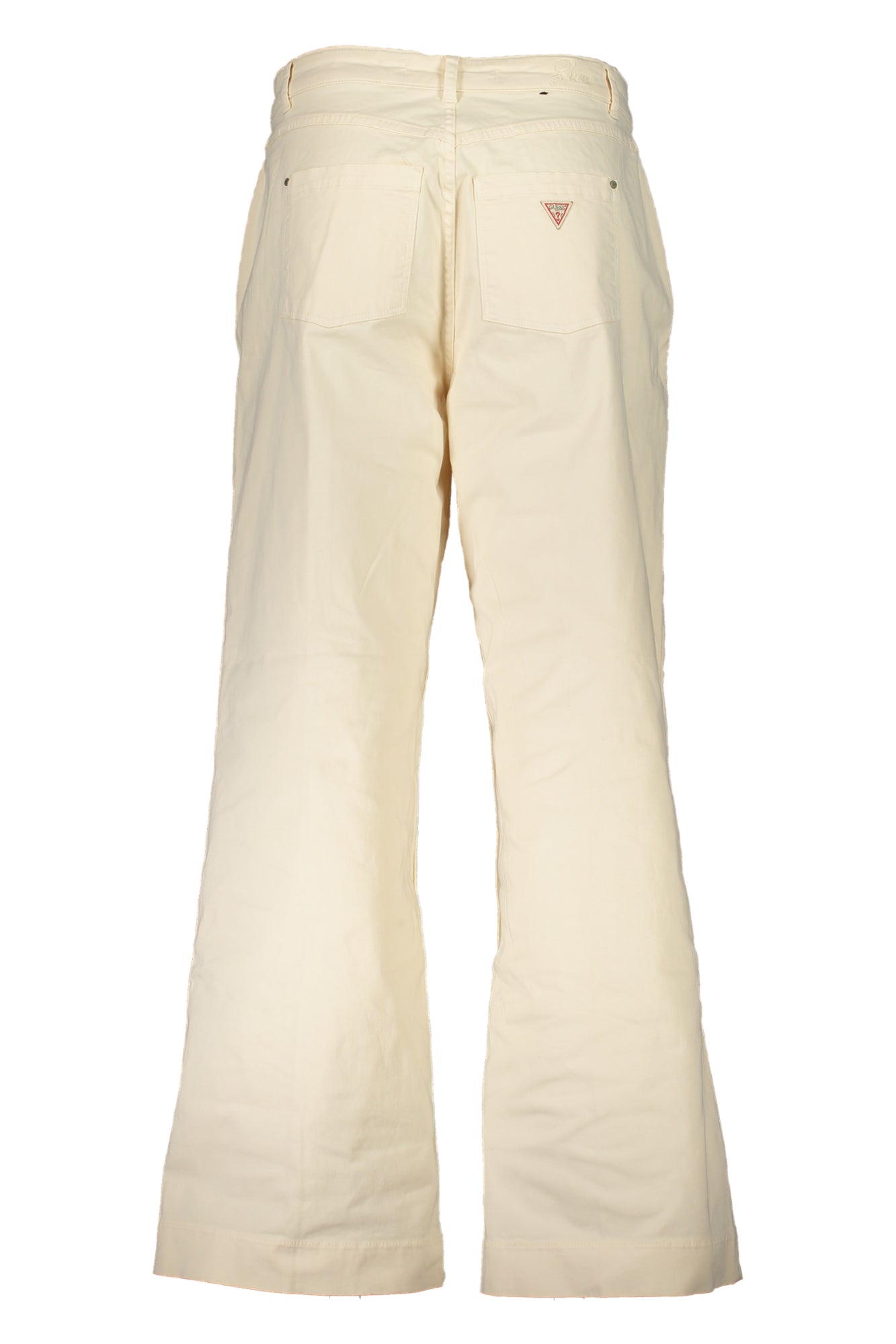 W3BB27WFPMB_BEG1M5 – Damenhose Beige mit Weitem Bein und 4 Taschen - Stilvolle Eleganz – Größe: 25L32, 26L32, 27L32, 28L32, 30L32, 31L32 – Farbe: Beige