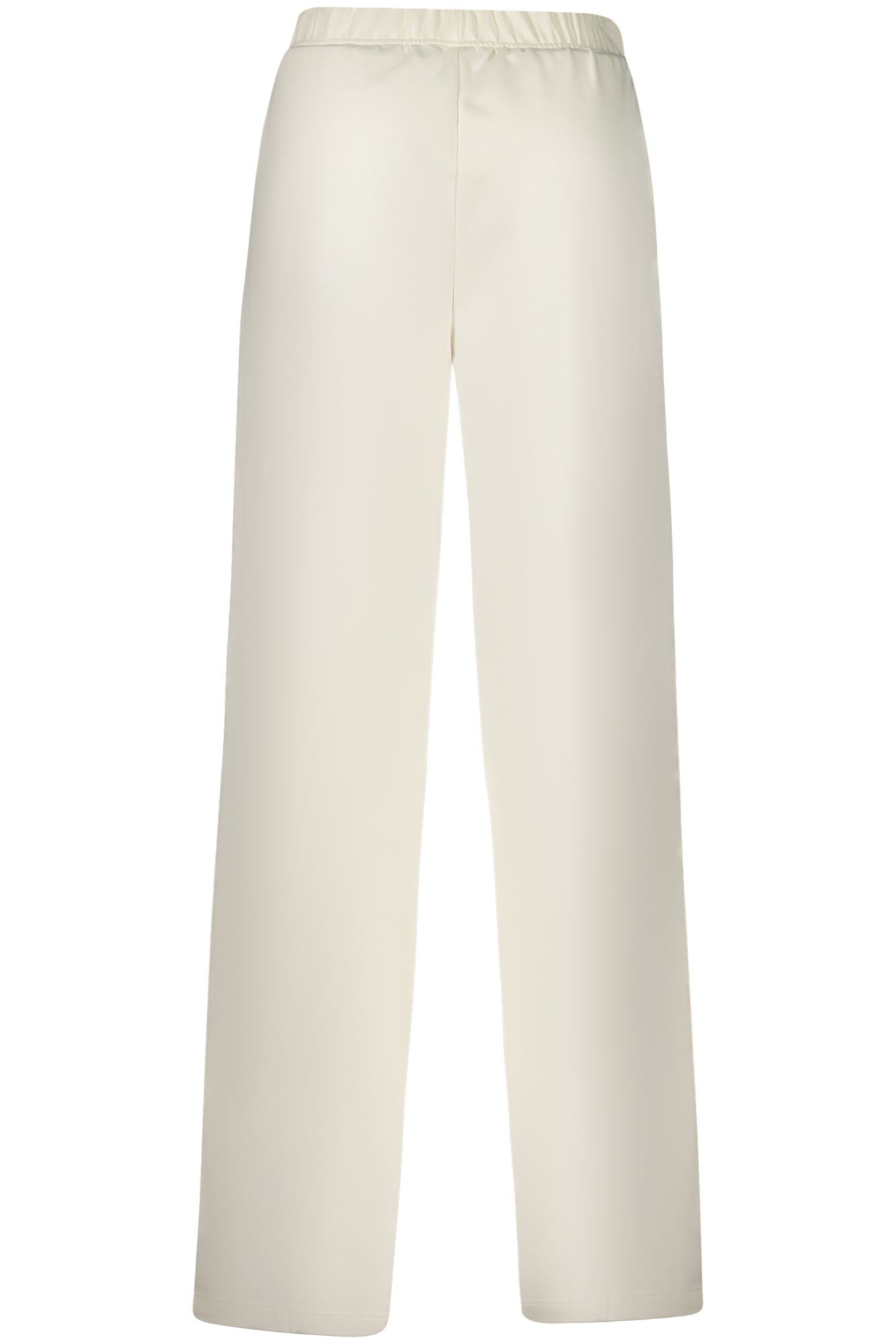 V5RB12KC3D2_BEG6K5 – Damenhose Beige mit Stickerei & Elastischem Bund - Mit 2 Taschen – Größe: XS, S, M, L – Farbe: Beige