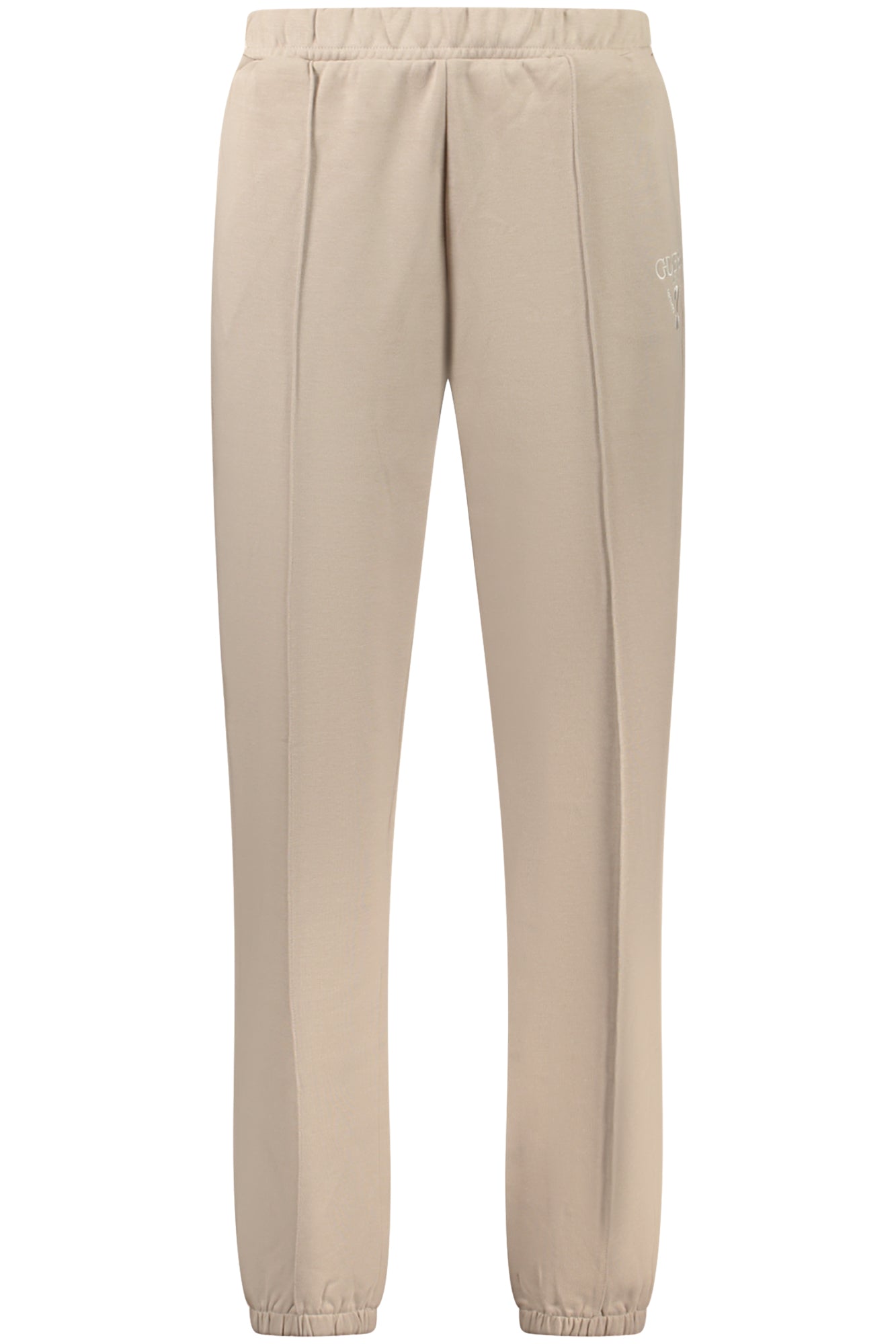 V5RB13KC3D2_MAA120 – Braune Damenhose mit elastischem Bund und Kontrastdetails entdecken – Größe: XS, S, M, L – Farbe: Marrone