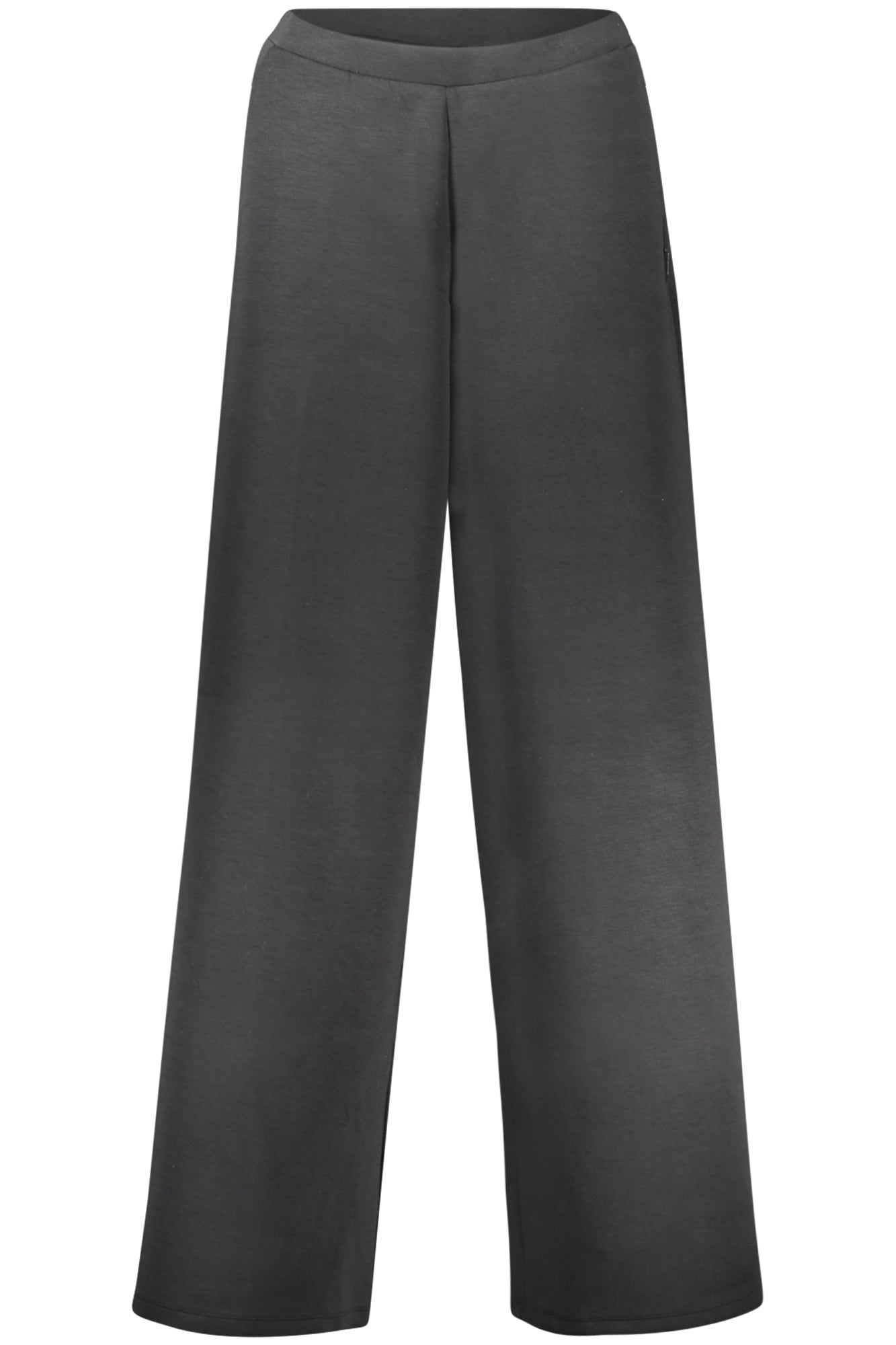 V4YB07KCAY2_NEJBLK – Elegante schwarze Damenhose: Weites Bein, elastisch, nachhaltig – Größe: XS, S, L, M – Farbe: Nero