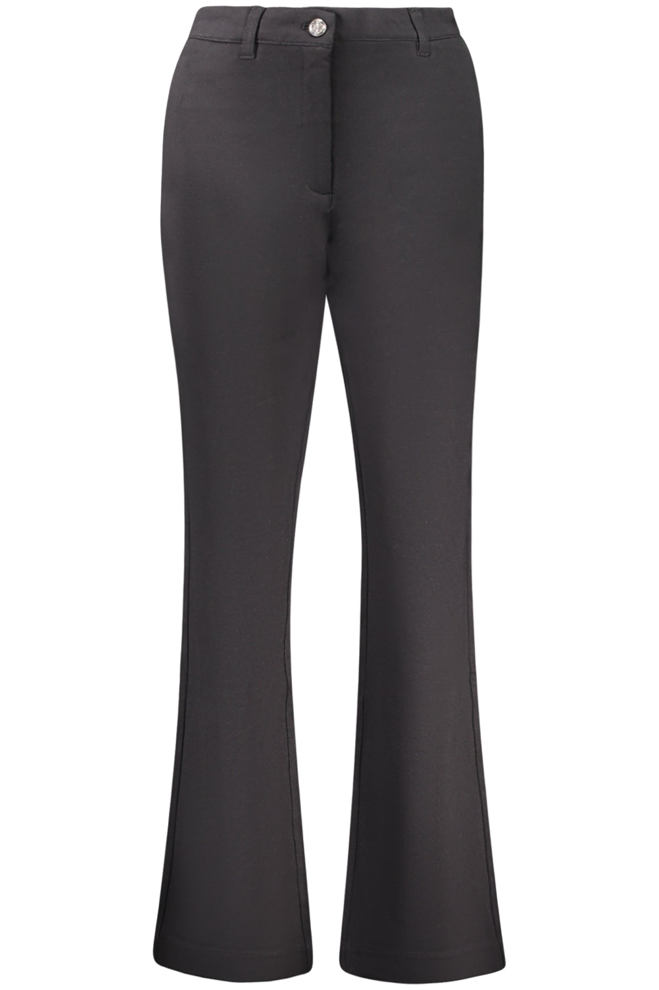 W5RB30KCMU2_NEJBLK – Schwarze Damenhose mit 4 Taschen, Knopf & Reißverschluss-Design – Größe: XS, S, M, L – Farbe: Nero