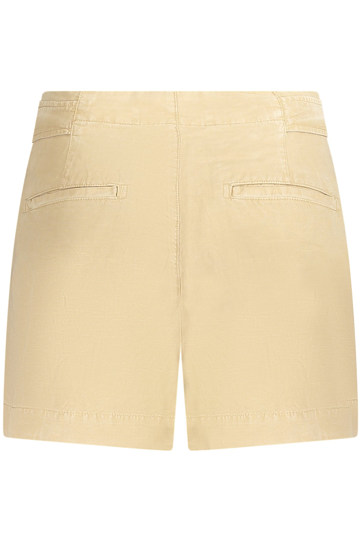 W5GD1JWG8N0_BEF8MU – Damen Shorts Beige mit Kontrastdetails und Taschen - Sommermode 2023 – Größe: 25, 26, 27, 28, 29, 30 – Farbe: Beige
