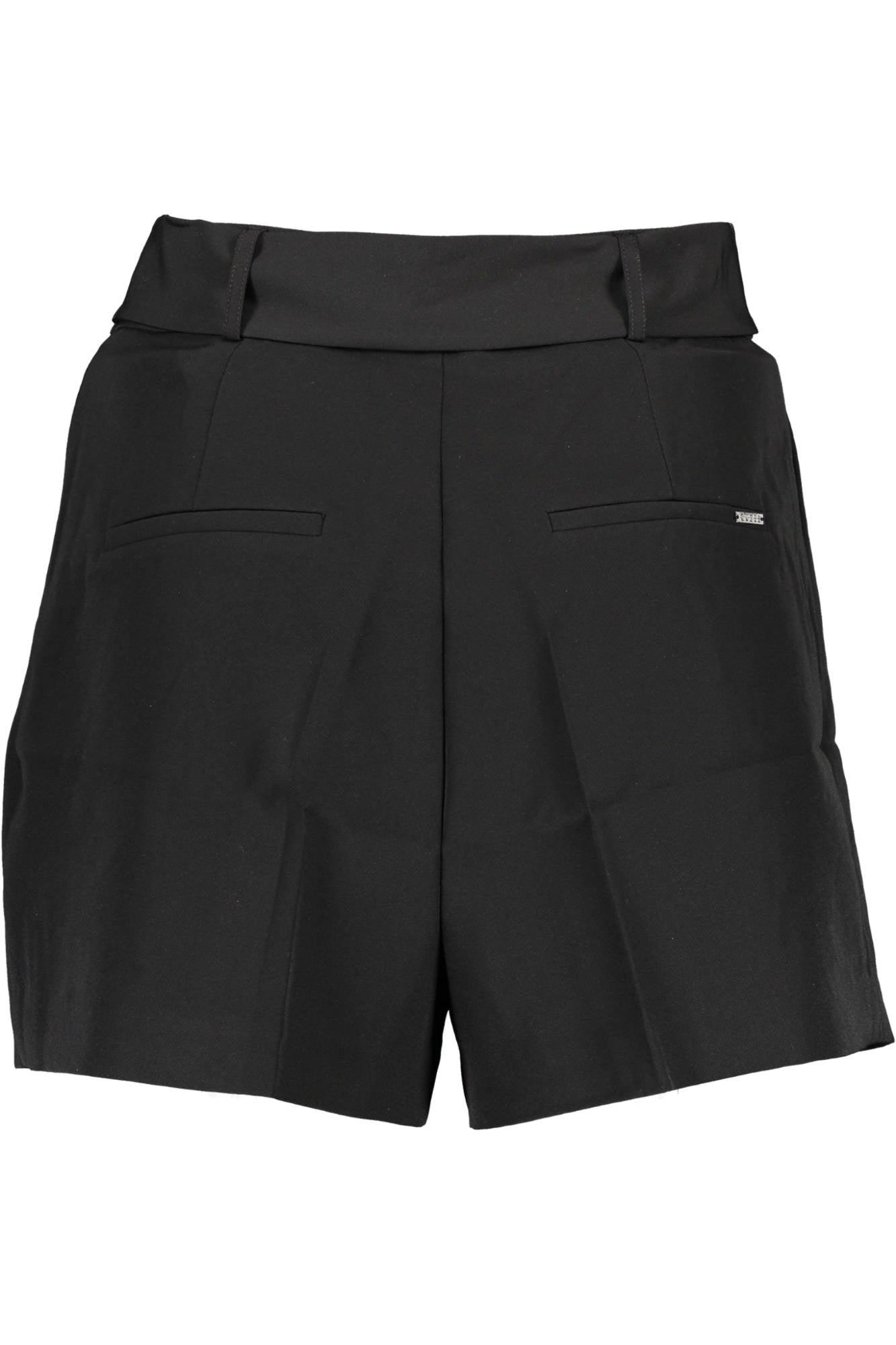 W1GD1EWB4H2_NERO_JBLK – Schwarze Damen Shorts mit Taillengürtel & Reißverschluss – Elegant & Praktisch – Größe: XS, M, S, L – Farbe: Nero