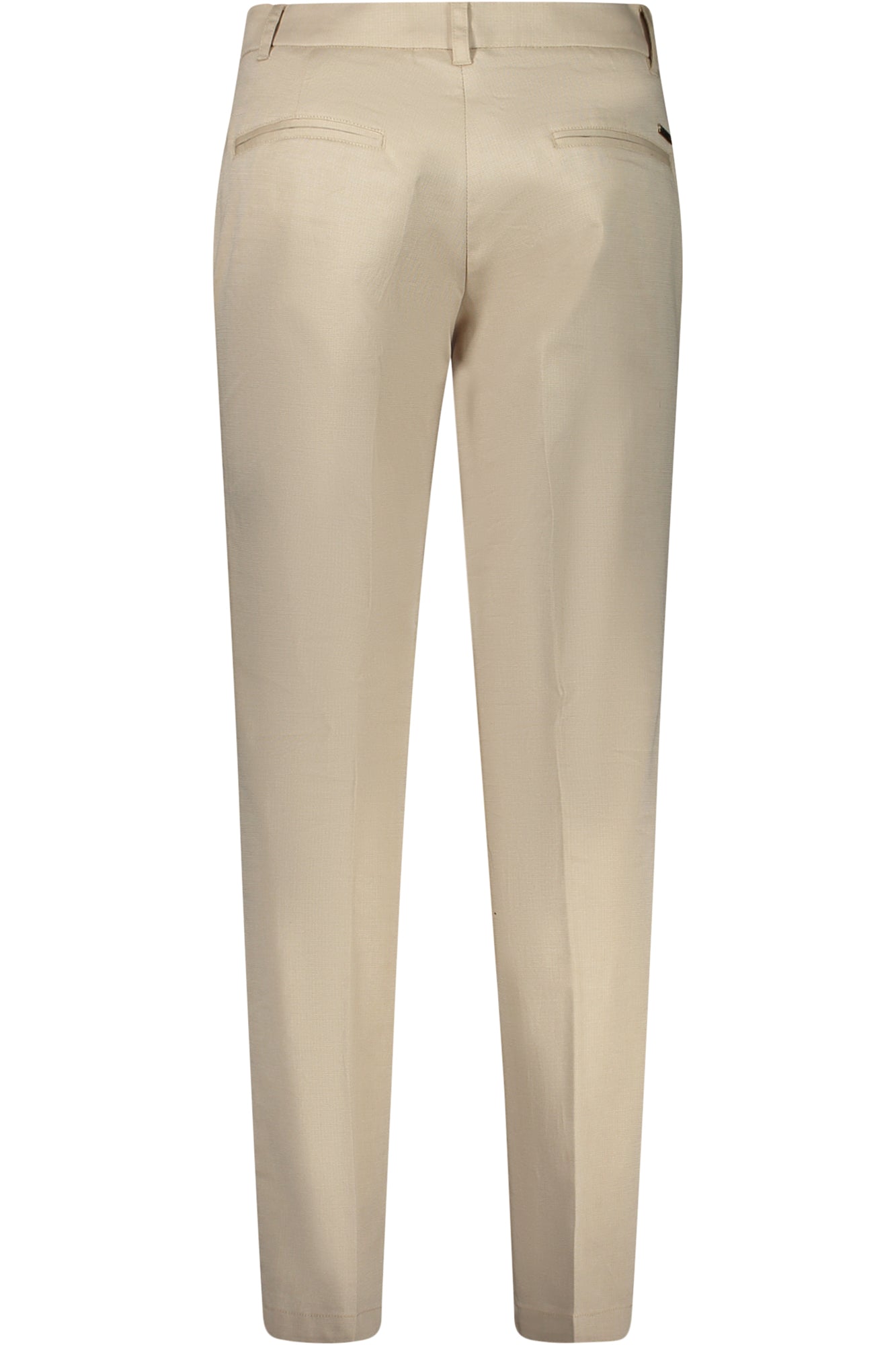 M4YB01WG9Y0_BEF1ST – Beige Herrenhose mit 4 Taschen und Logo - Stilvoll und funktional – Größe: 29L32, 30L32, 31L32, 32L32, 33L32, 34L32, 36L32, 38L32 – Farbe: Beige