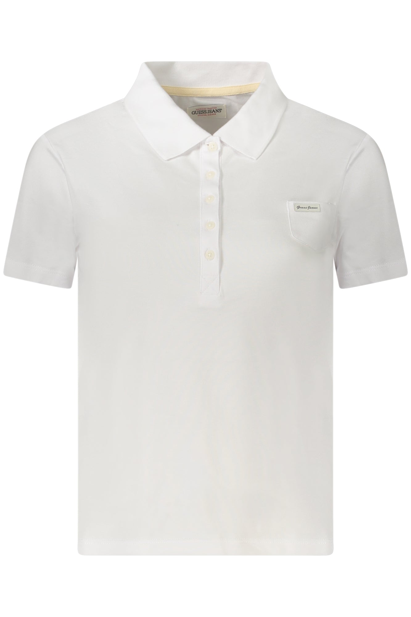 W5RP47KARS2_BIG011 – Stilvolles Weißes Damen-Poloshirt mit Logo und Brusttasche – Größe: XS, S, M – Farbe: Bianco