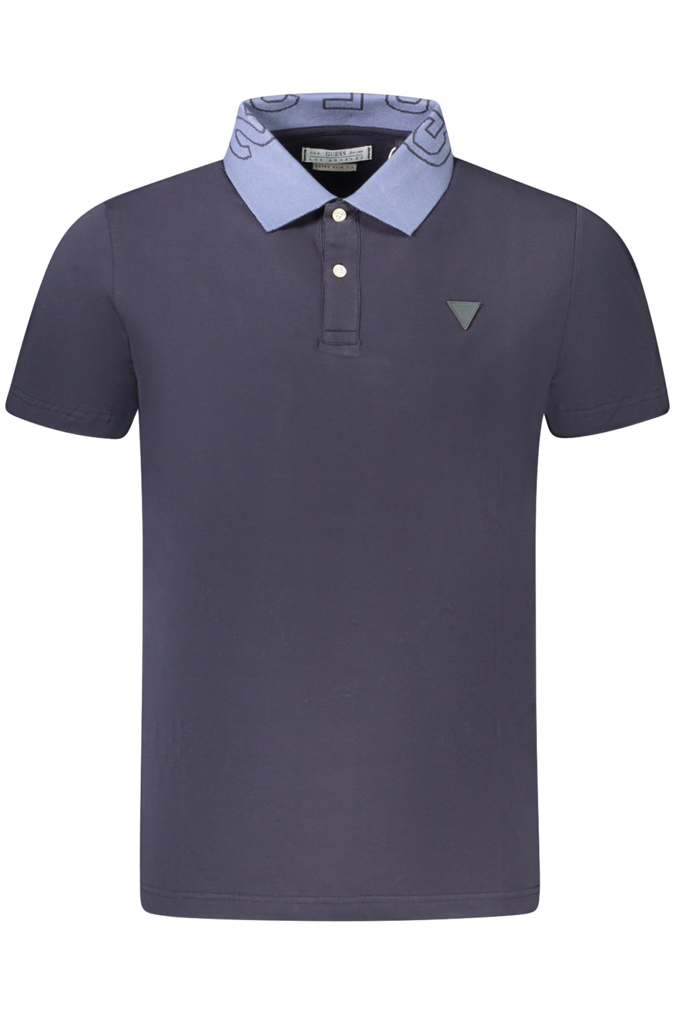 M5GP66J1314_BLG7V2 – Elegantes Blaues Poloshirt für Herren - Slim Fit aus Bio-Baumwolle – Größe: S, M, L, XL, 2XL – Farbe: Blu