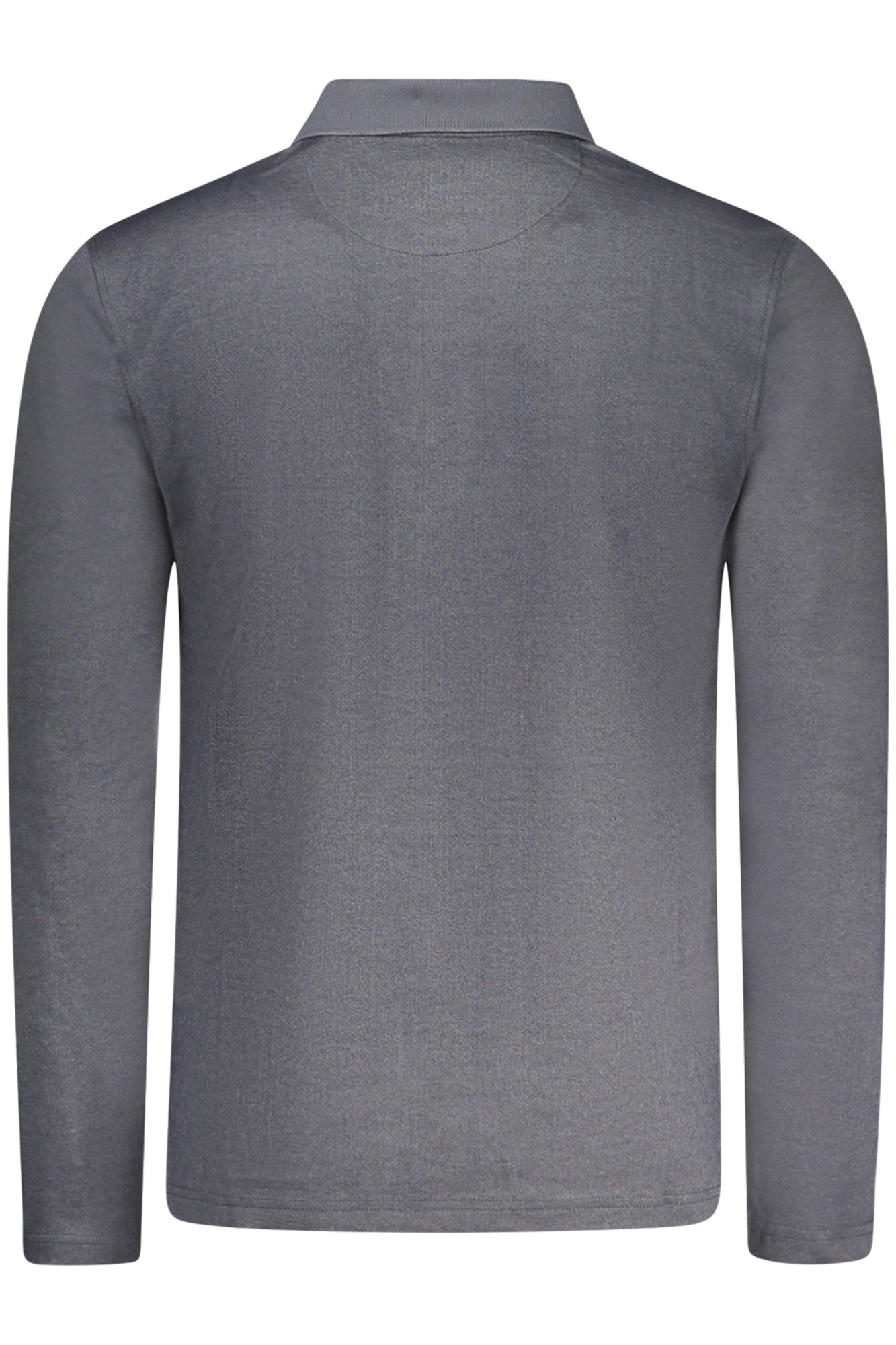 M5RP03KCLR2_NEFBQ9 – Stylisches schwarzes Langarm-Poloshirt für Herren - Slim Fit Design – Größe: S, M, L, XL, 2XL – Farbe: Nero