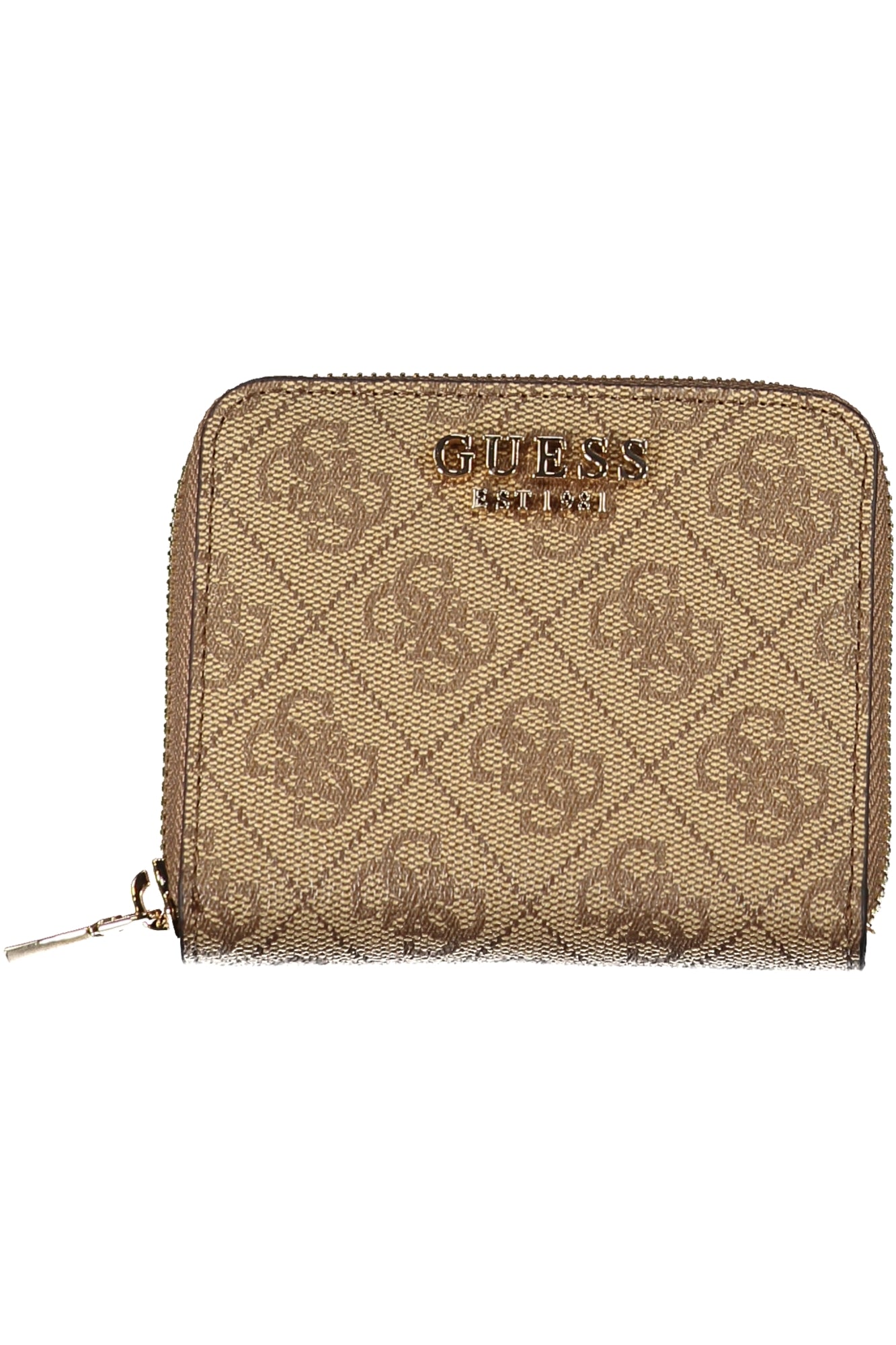 SG850037_BELATTEL – Beige Damen Geldbörse mit Reißverschluss und kontrastierenden Details – Größe: UNI – Farbe: Beige