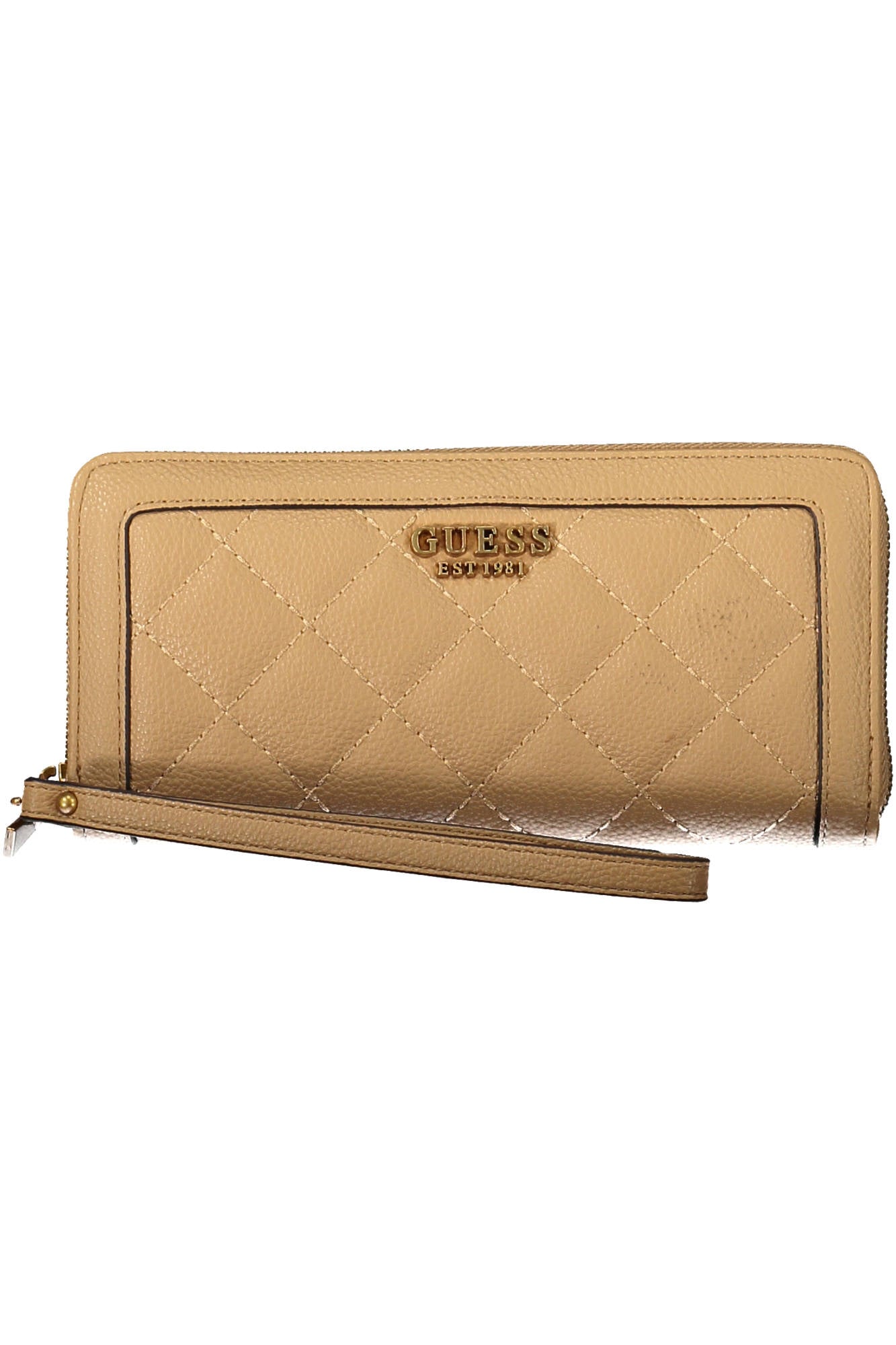 QB855846_BEIGE_BEIGE – Elegante Damen-Geldbörse Beige mit Münzfach und Kartenfächern – Größe: UNI – Farbe: Beige